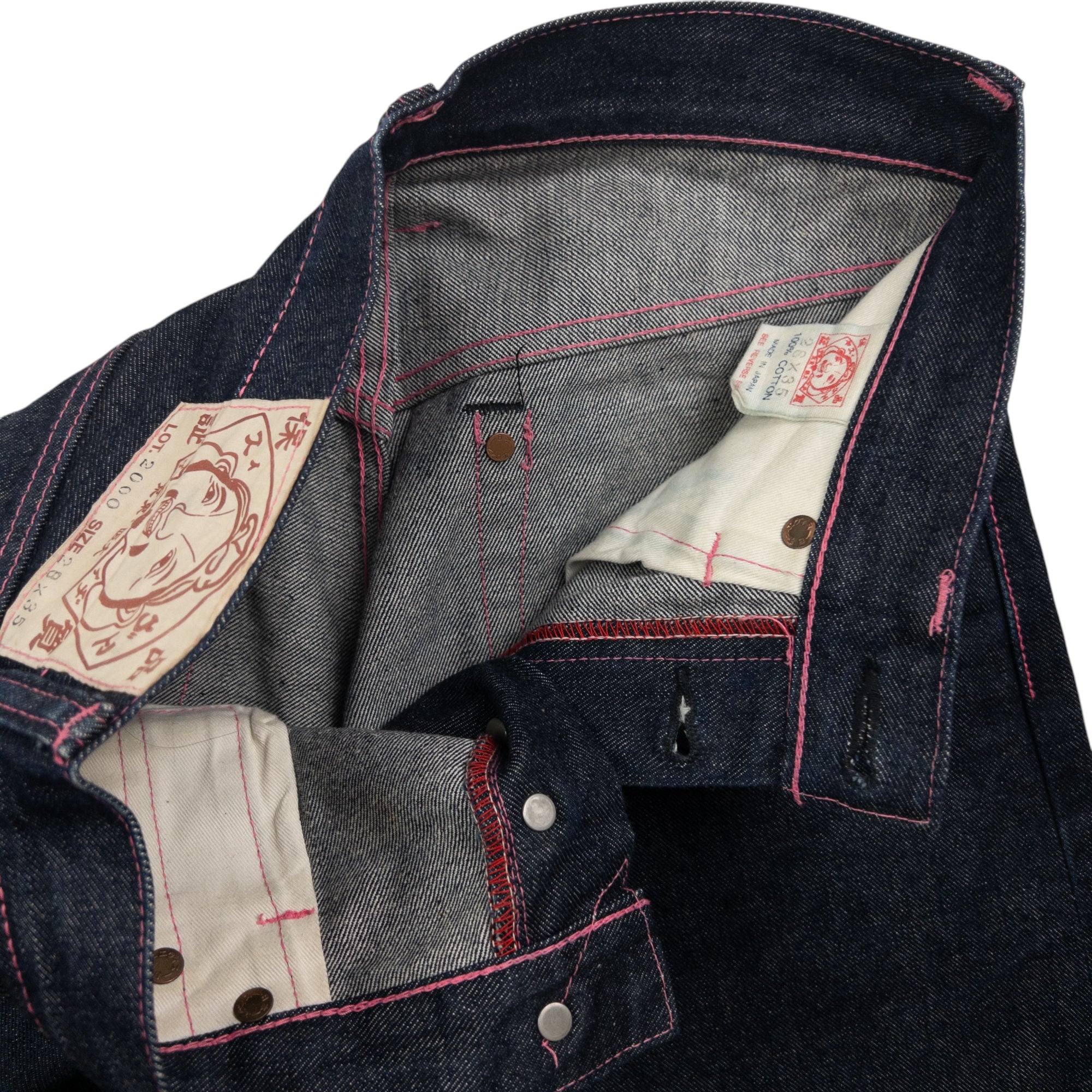 Vintage Evisu Painted Daicock Japanese Denim Jeans Size W28
