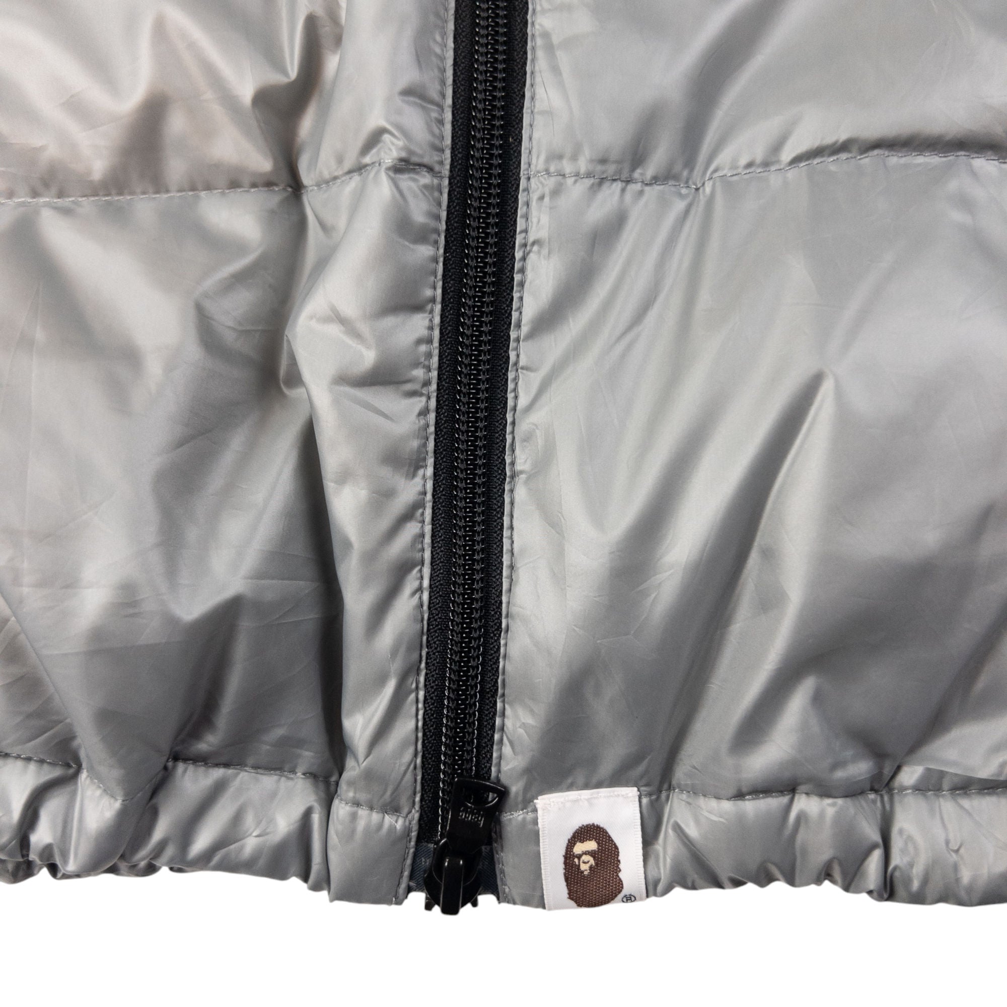 Vintage Bape Baby Milo Zip Up Puffer Jacket Size M