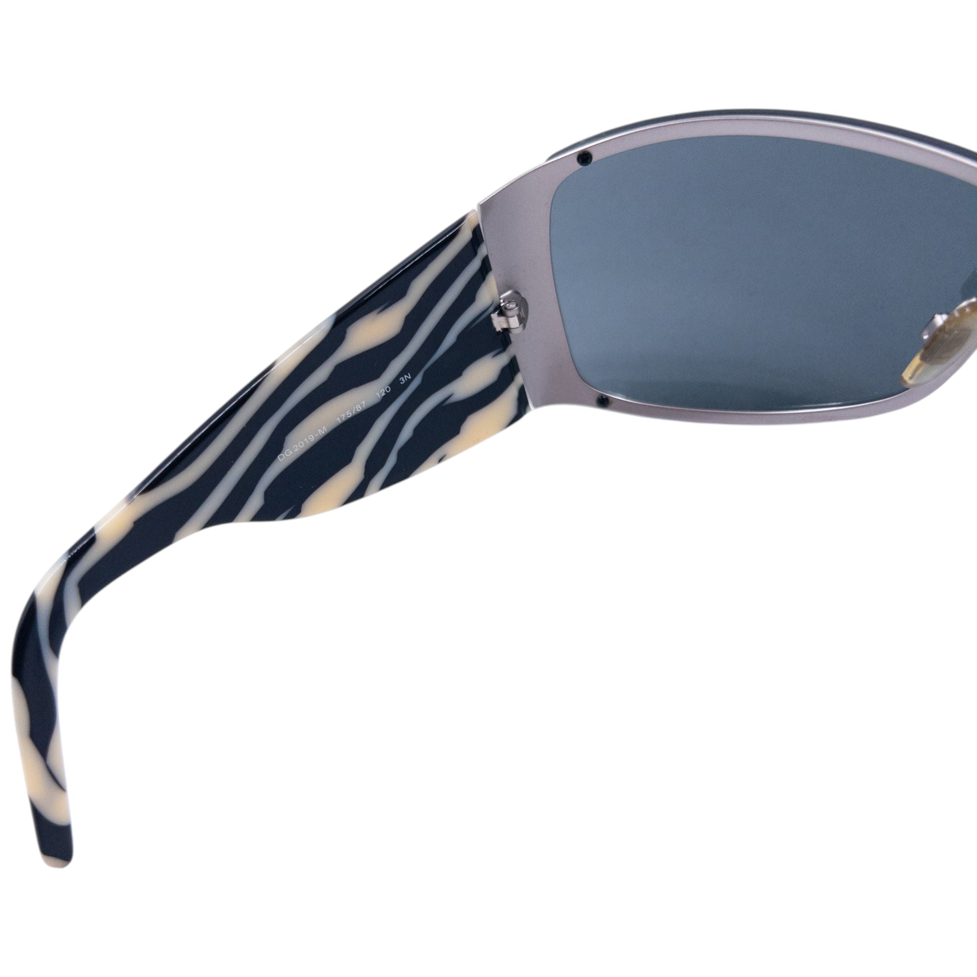 Vintage Dolce & Gabbana Zebra Stripe Sunglasses