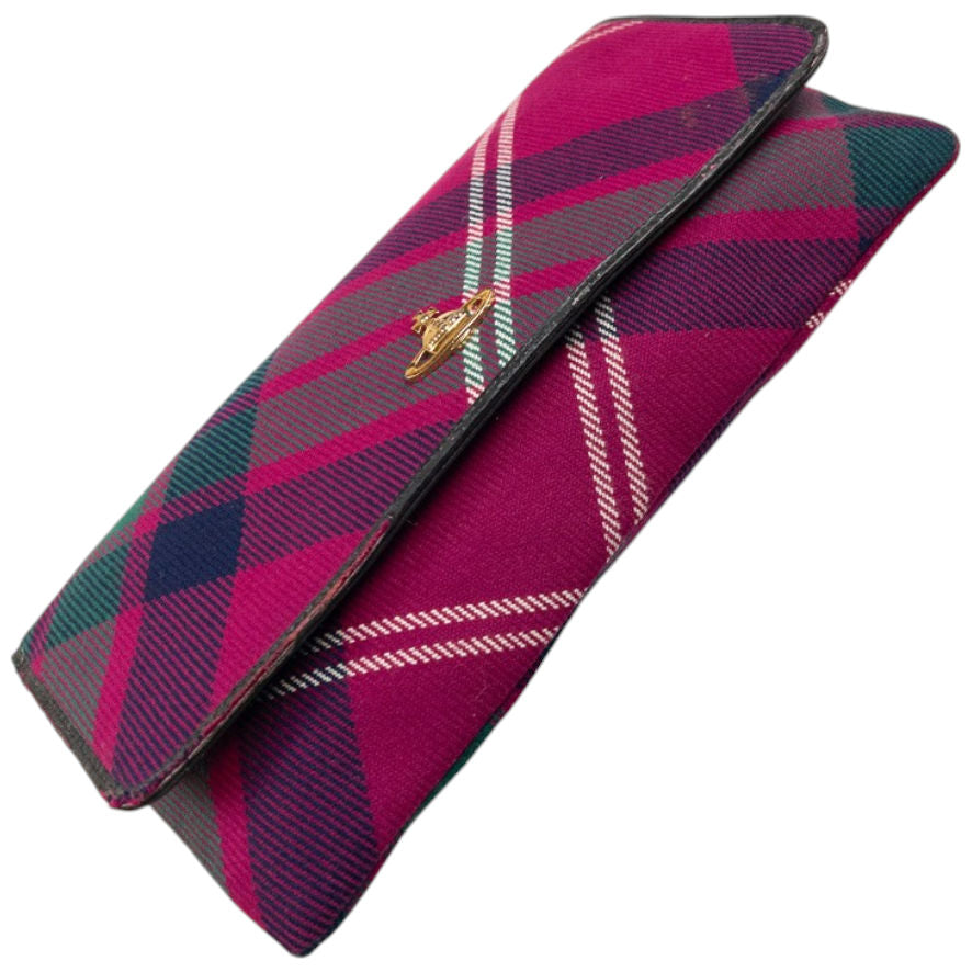 Vintage Vivienne Westwood Tartan Clutch Bag