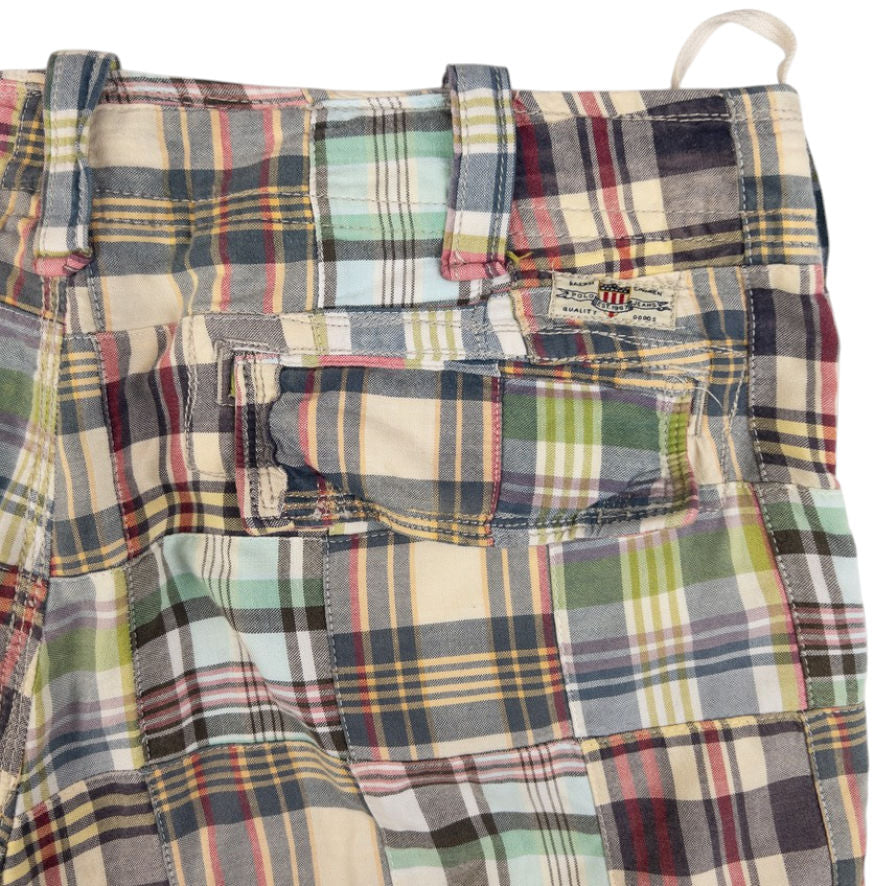 Vintage Polo Ralph Lauren Patchwork Cargo Shorts Size W38