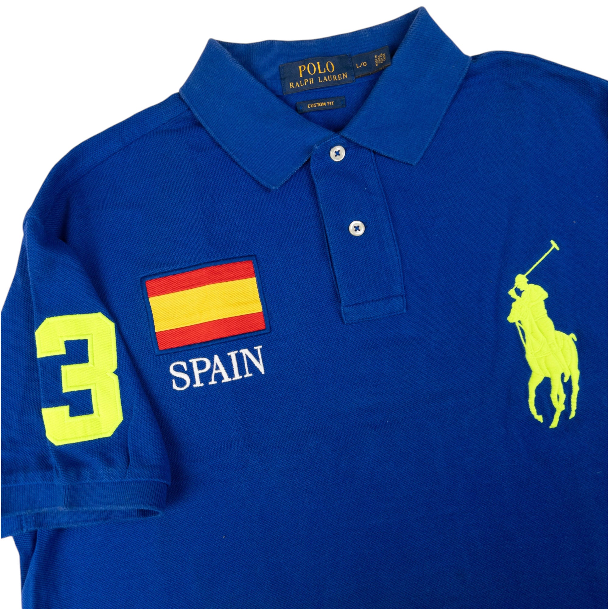 Vintage Polo Ralph Lauren Spain Polo Shirt Size M