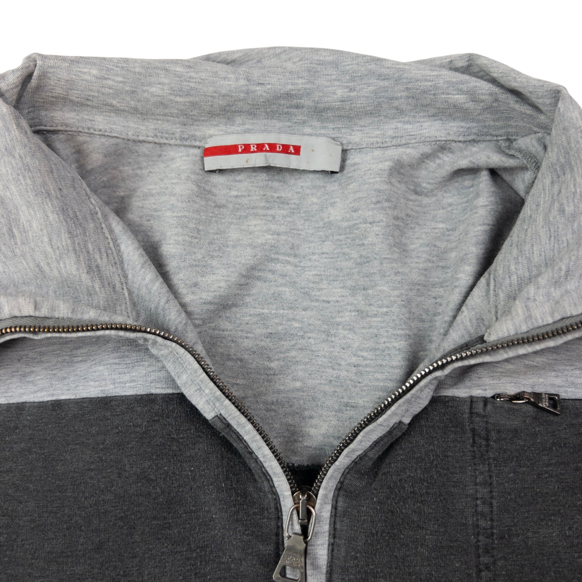 Vintage Prada Sport Q Zip Sweatshirt Size S