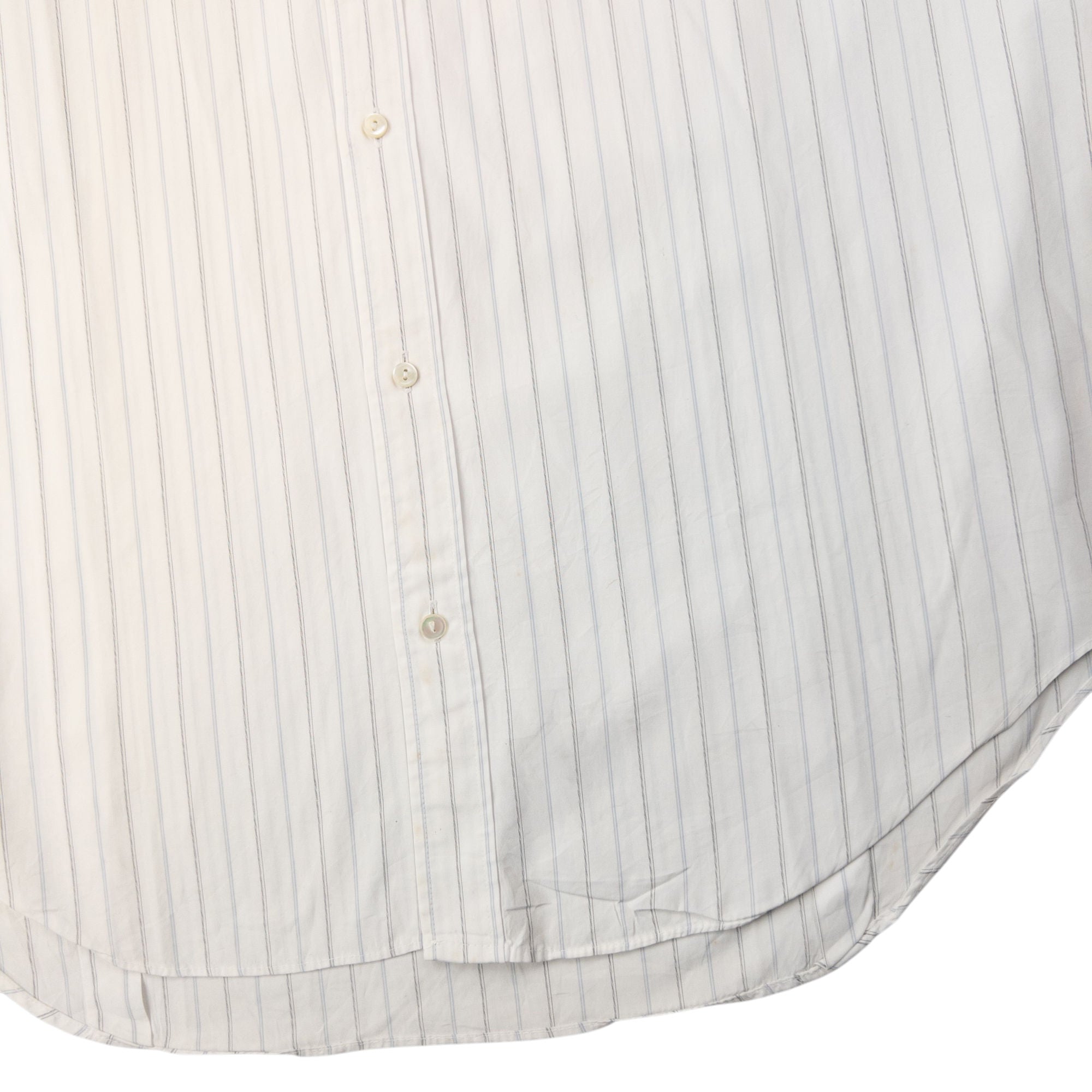 Vintage Issey Miyake Striped Long Sleeve Button Up Shirt Size M