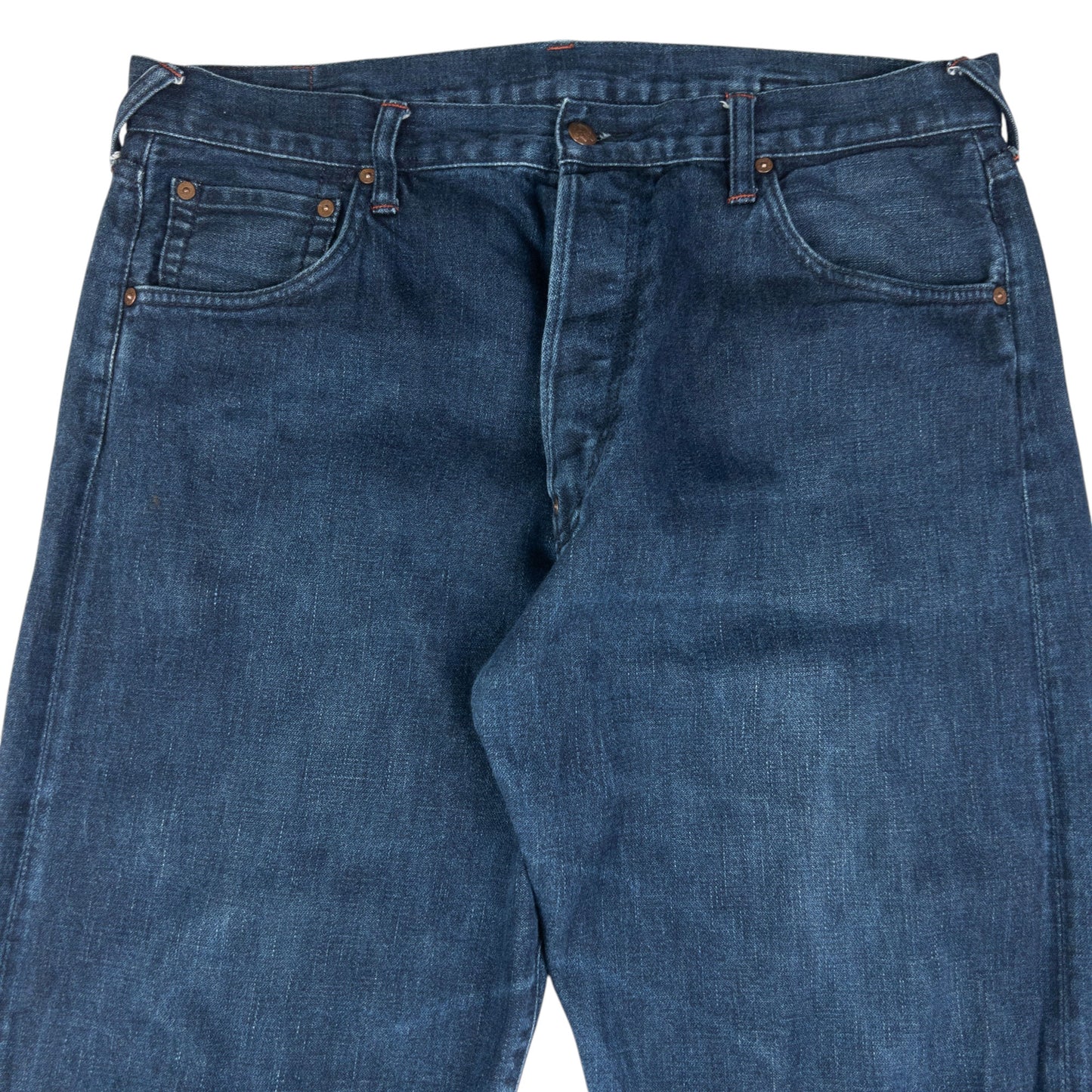 Vintage Evisu Leather Daicock Japanese Denim Jeans Size W38