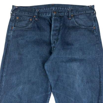 Vintage Evisu Leather Daicock Japanese Denim Jeans Size W38