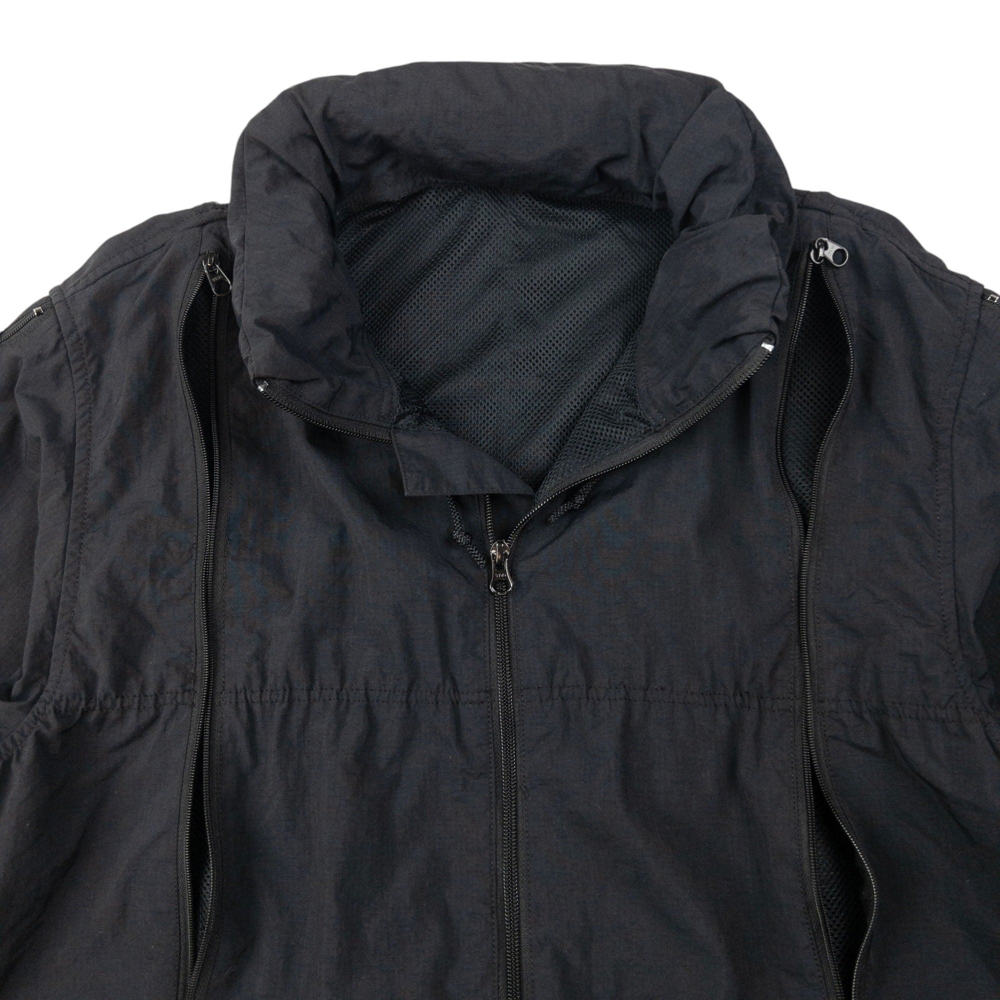 Vintage Final Home Multi Zip Hooded Jacket Size M