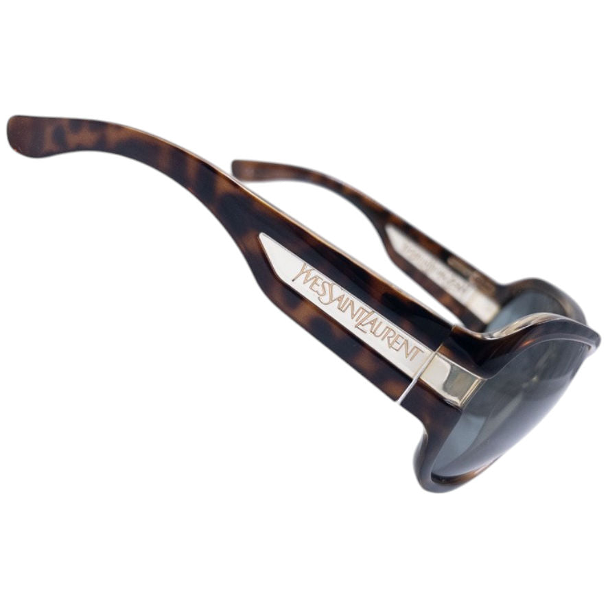 Vintage YSL Yves Saint Laurent Tortoise Shell Sunglasses