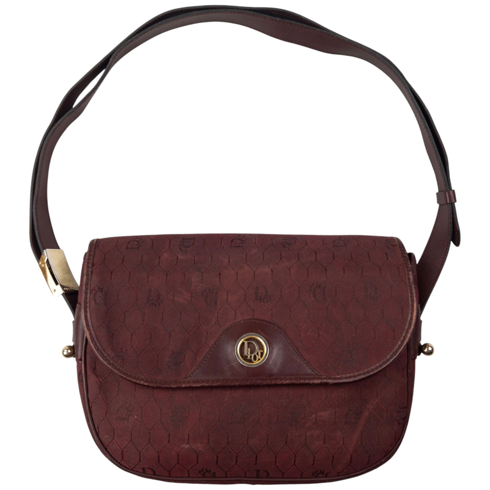 Vintage Dior Monogram Crossbody Bag