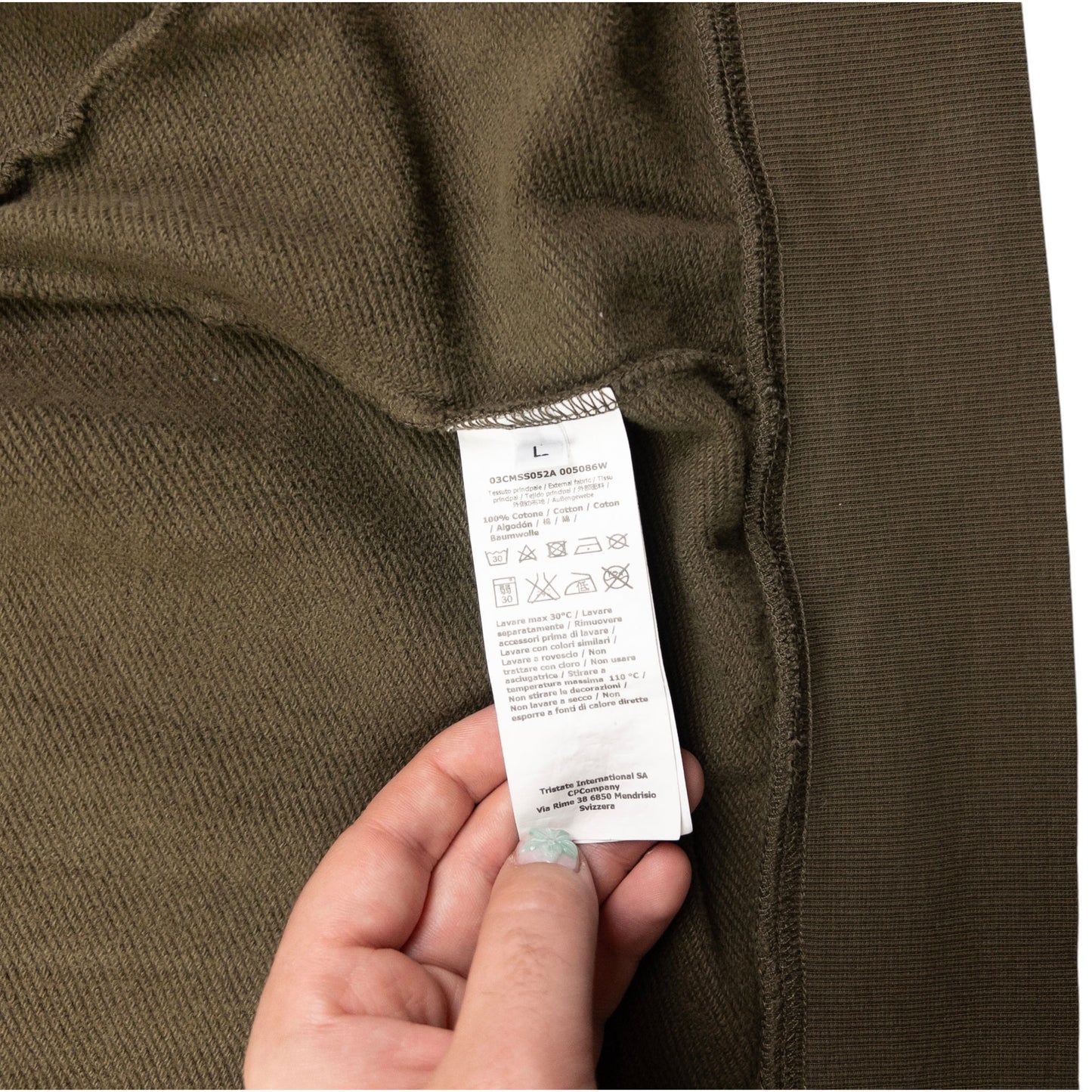 Vintage CP Company Goggle Hood Zip Up Hoodie Size M