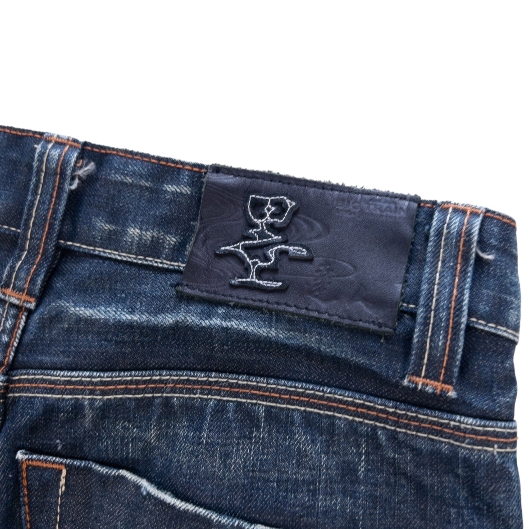 Vintage Geisha Japanese Denim Shorts Size W28