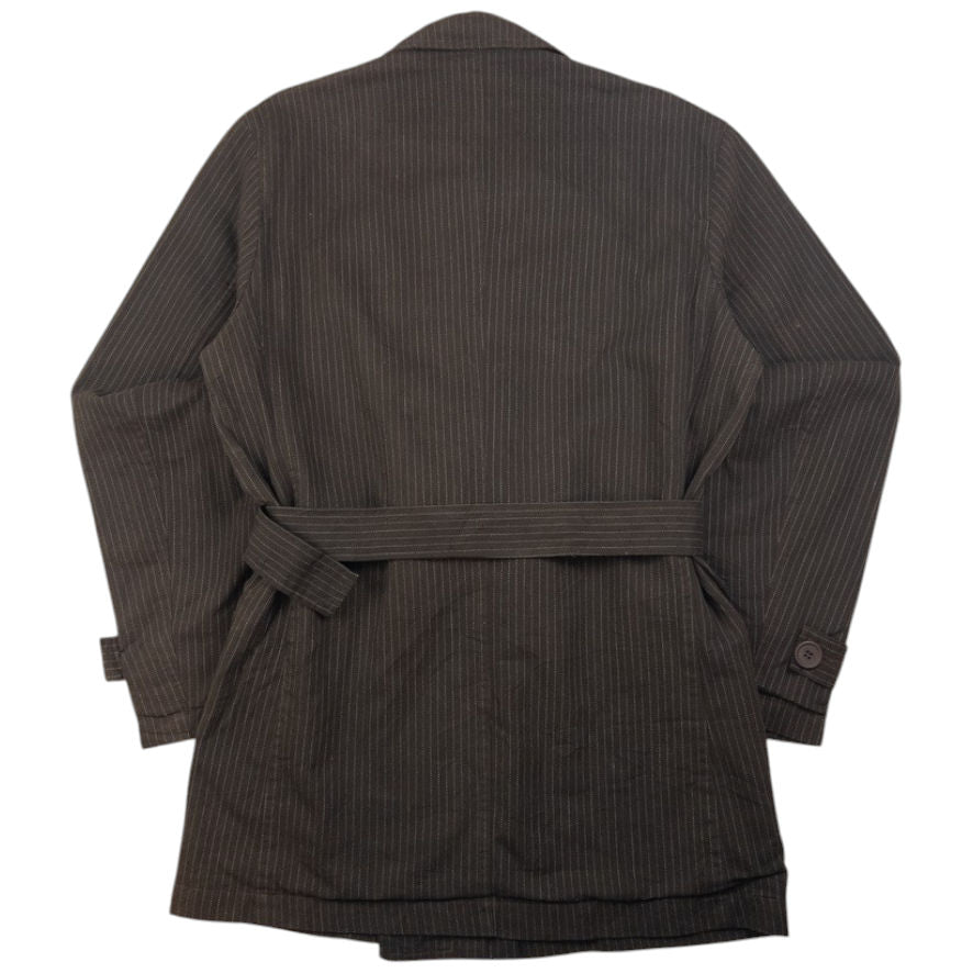 Vintage PPFM Belted Button Up Jacket Size L