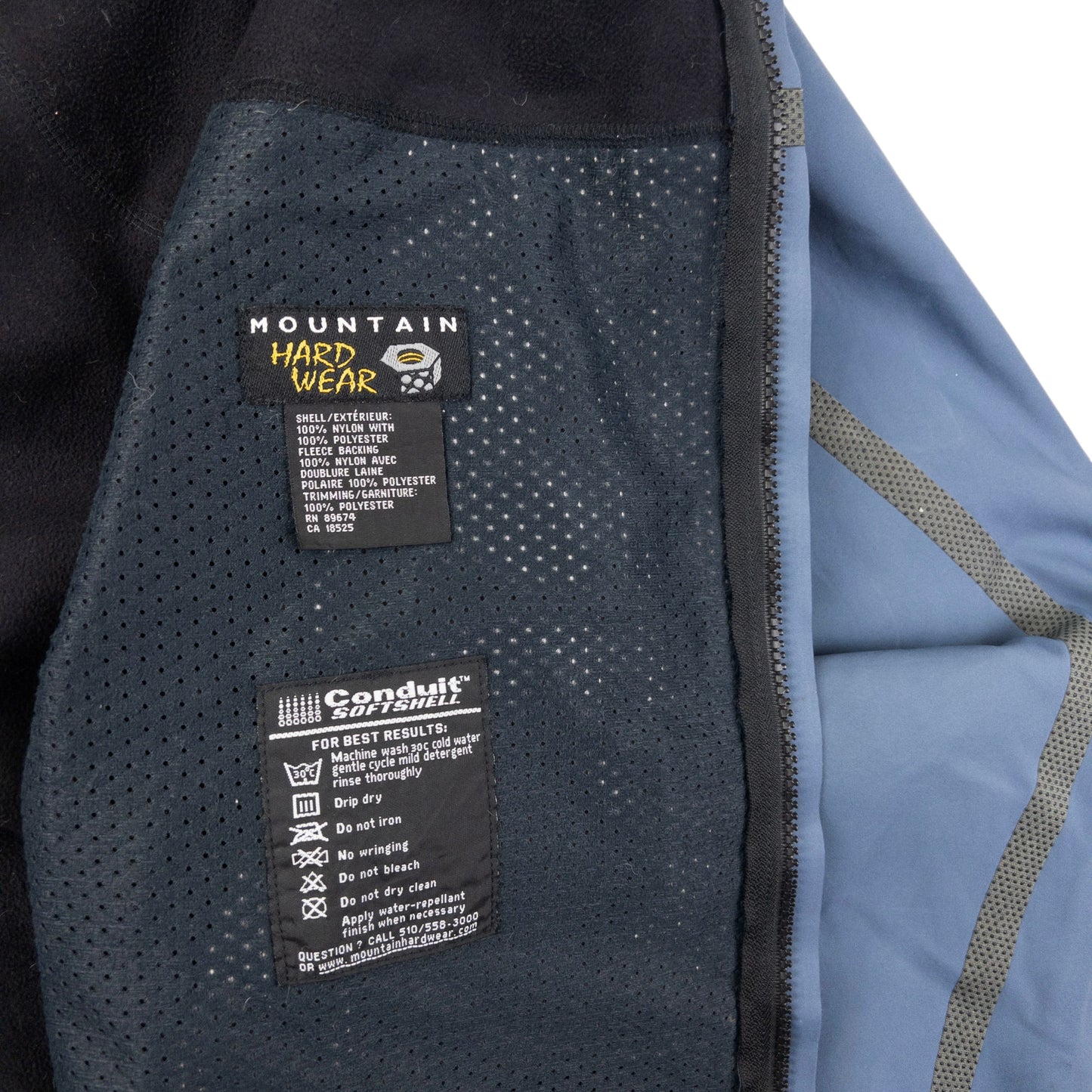 Vintage Mountain Hardwear Conduit Softshell Zip Up Jacket Size L