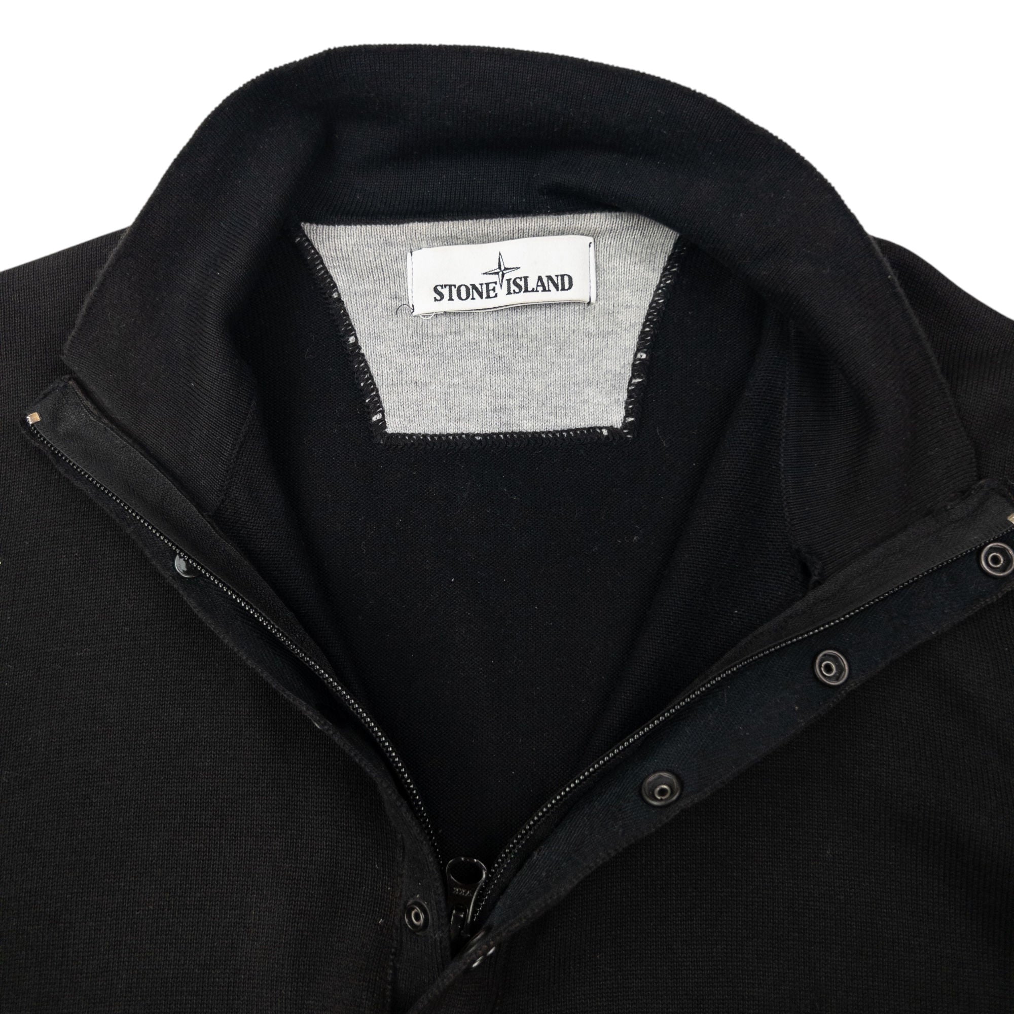 Vintage Stone Island Q Zip Turtleneck Jumper Size M