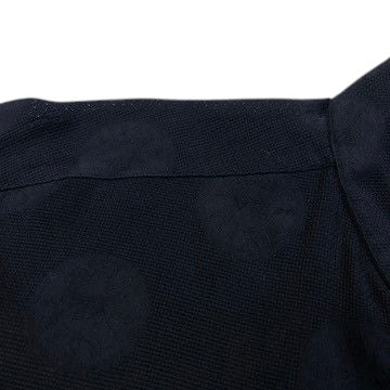 Vintage 2000s Versace Classic V2 Monogram Long Sleeve Button Up Shirt in black (cotton), photo 6
