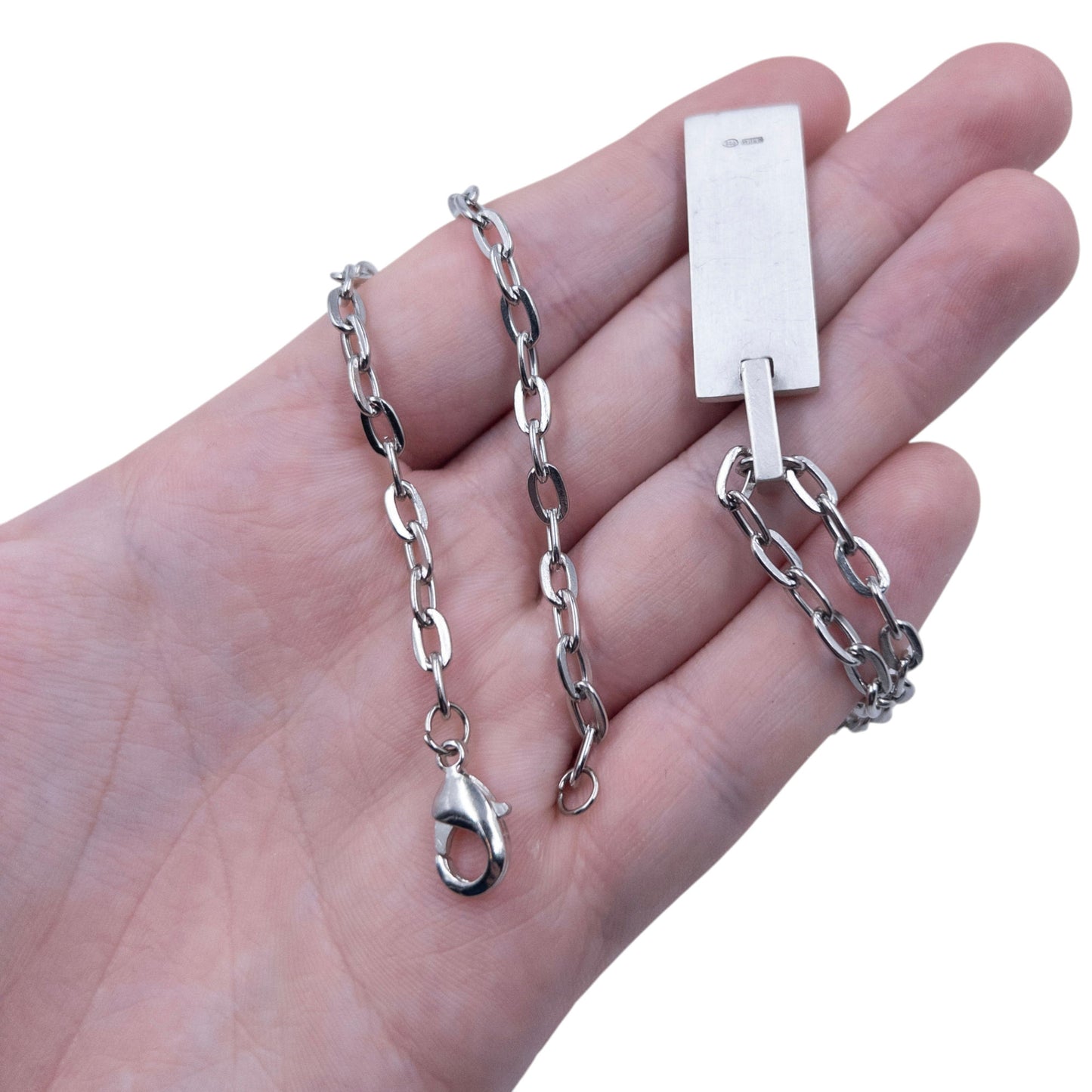 Vintage Gucci Silver Pendent Necklace