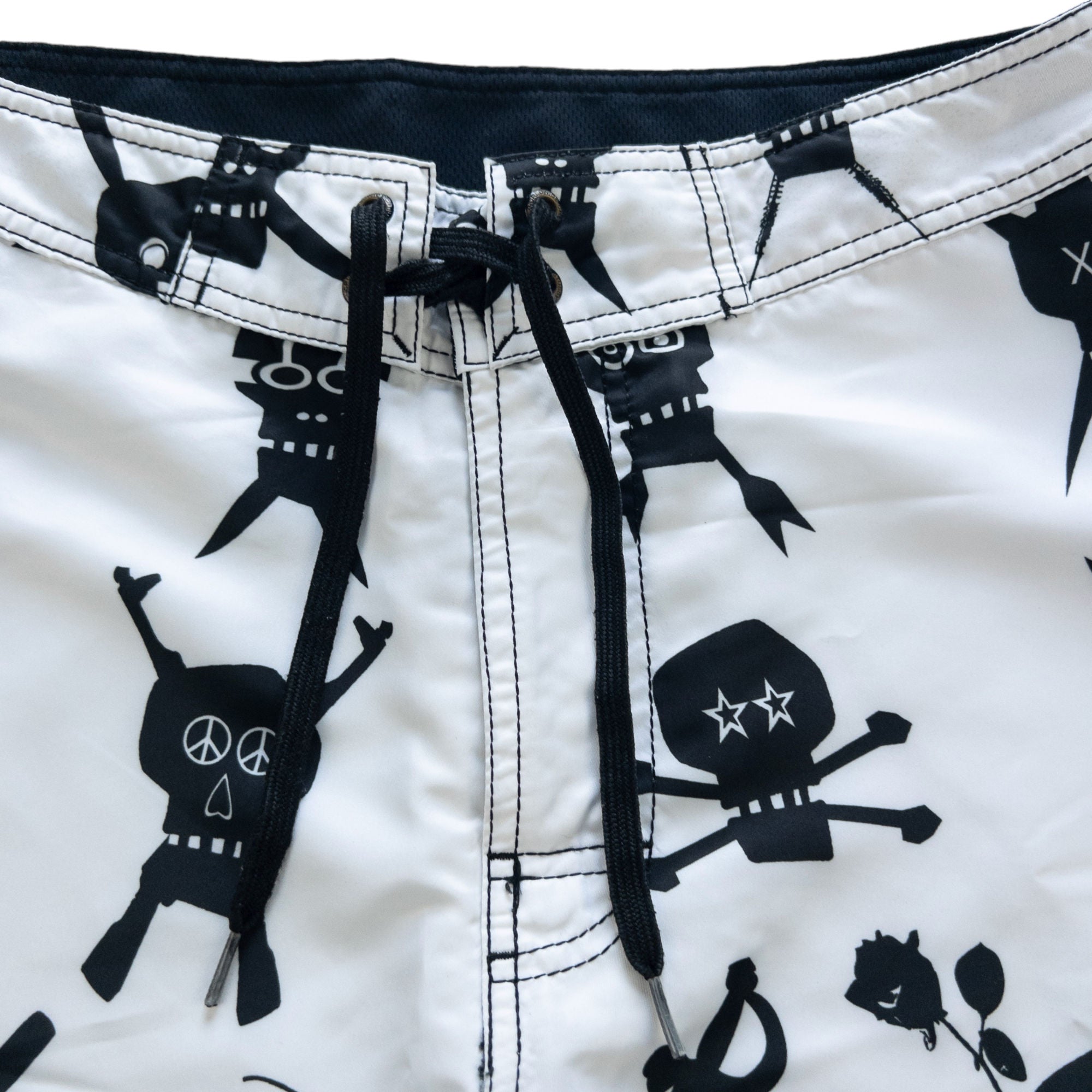 Vintage Stussy Futura Skull Shorts Size W32