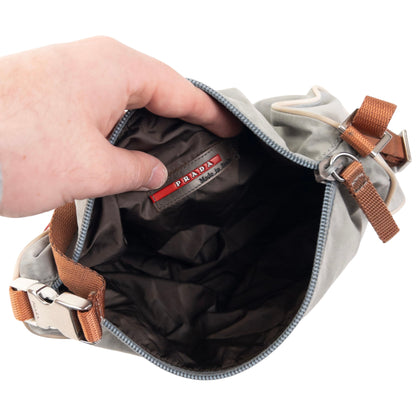 Vintage Prada Sport Mini Barrel Shoulder Bag