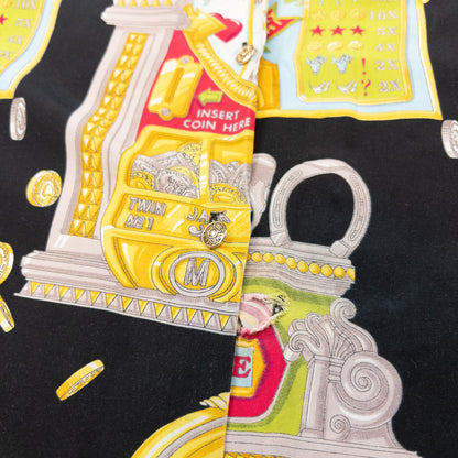 Vintage Moschino Slot Machine Button Up Long Sleeve Shirt Size L