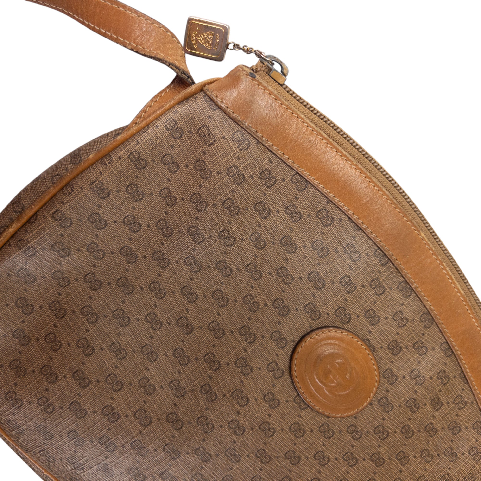 Vintage Gucci Monogram Crossbody Bag