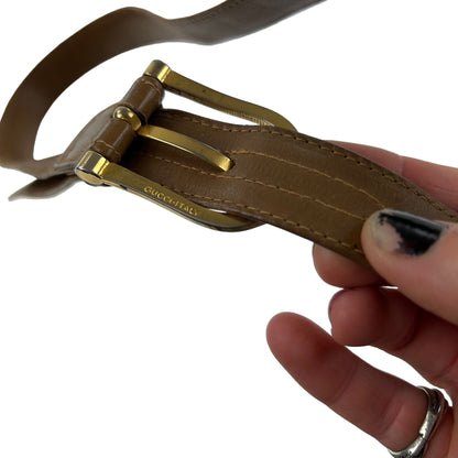 Vintage Gucci Buckle Leather Belt