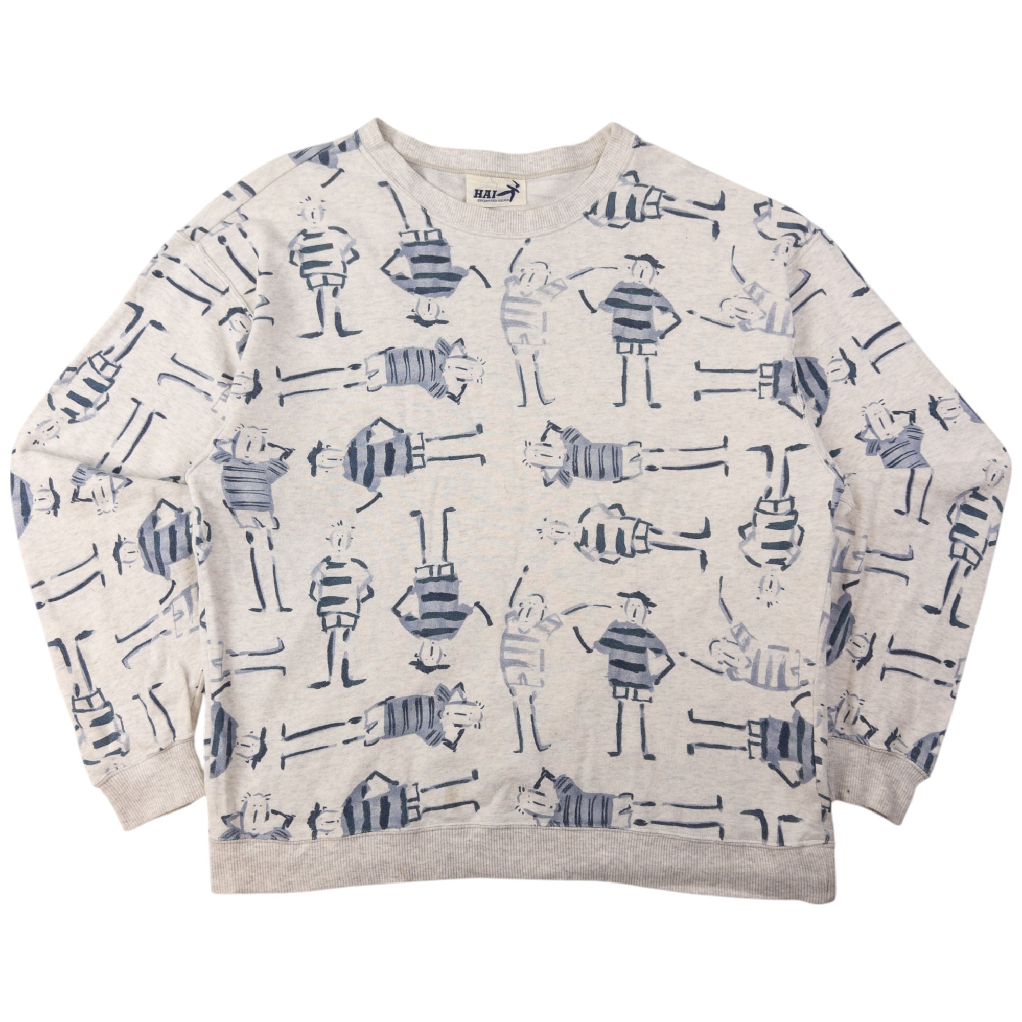 Vintage Hai Sporting Gear By Issey Miyake Graphic Sweatshirt Size XS