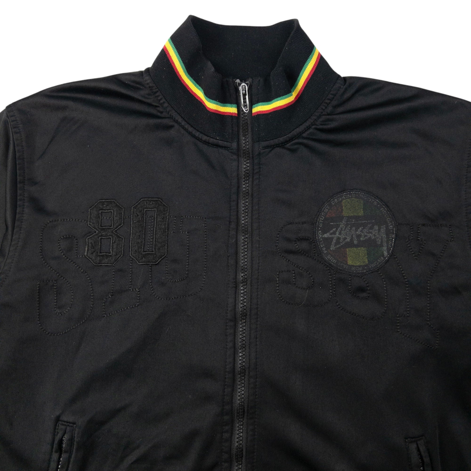 Vintage Stussy Reggae Zip Up Jacket Size M