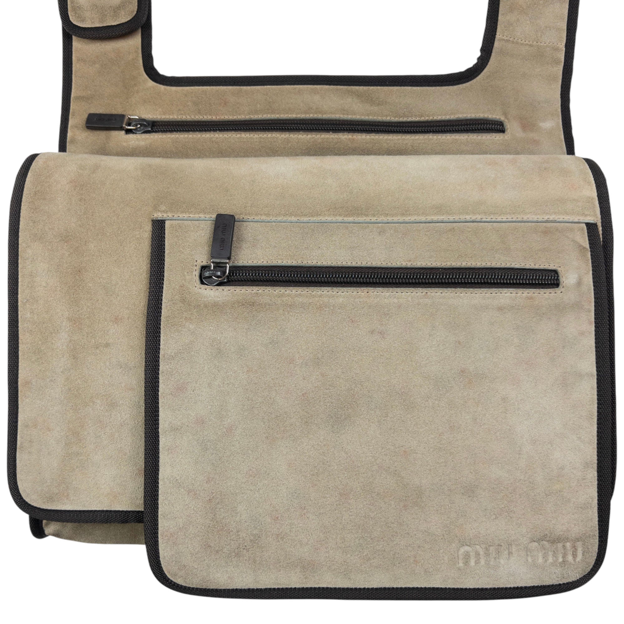 Vintage Miu Miu Suede Crossbody Bag
