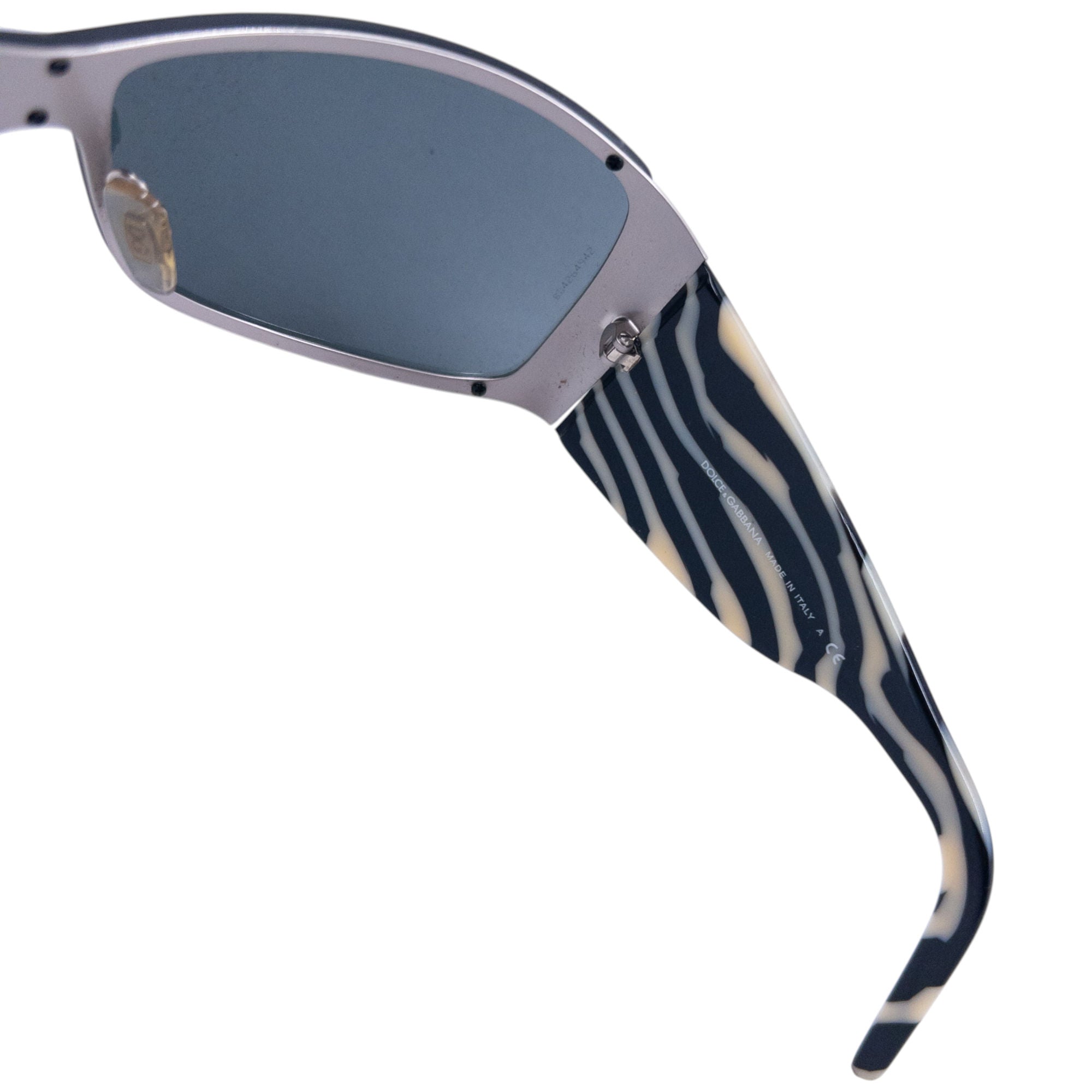 Vintage Dolce & Gabbana Zebra Stripe Sunglasses