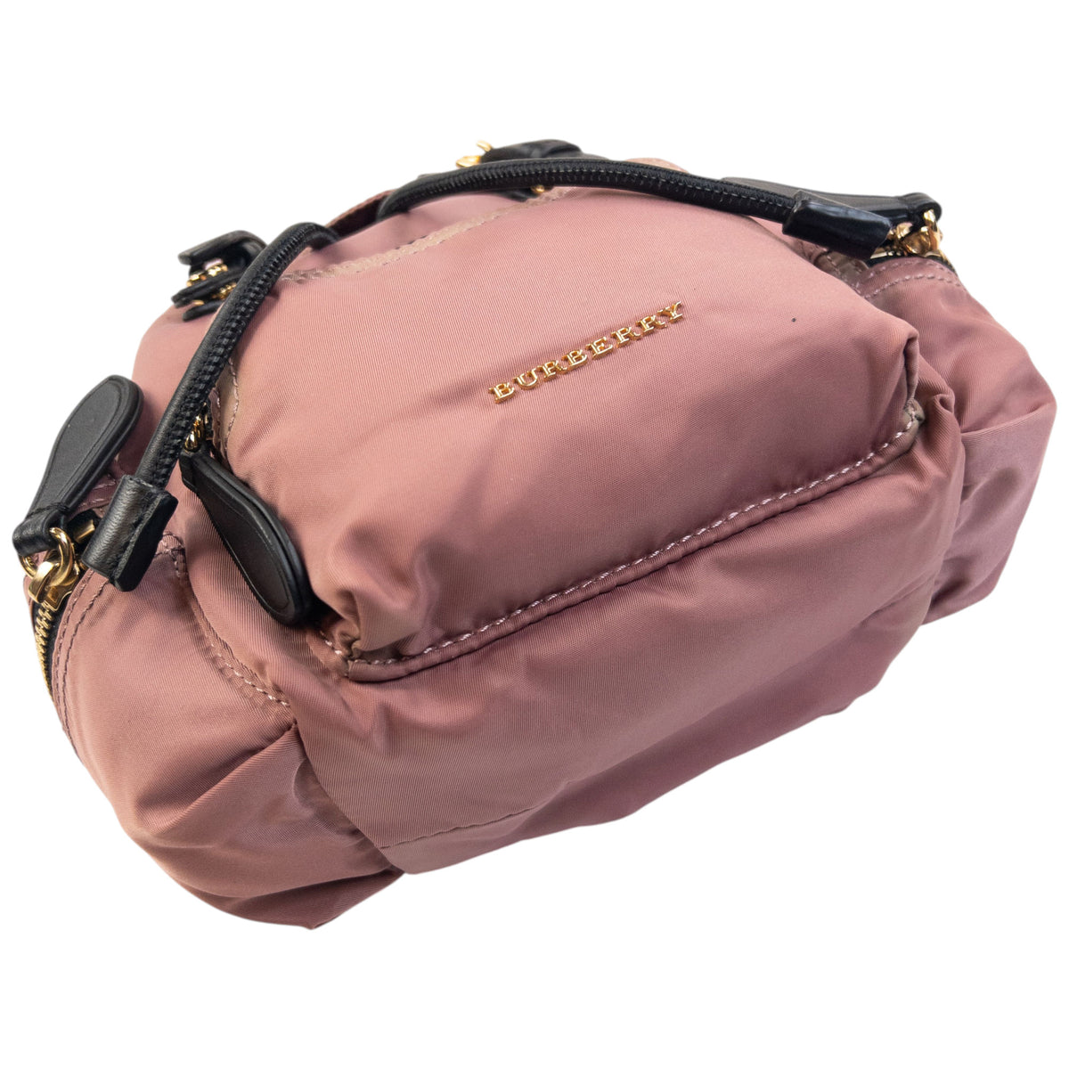 Vintage Burberry Bucket Backpack in pink, photo 7