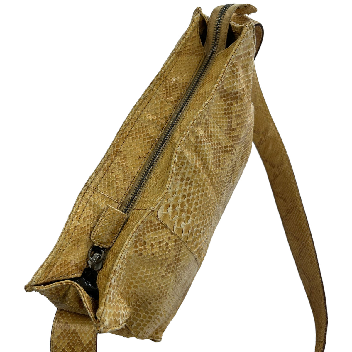 Vintage Prada Python Leather Shoulder Bag
