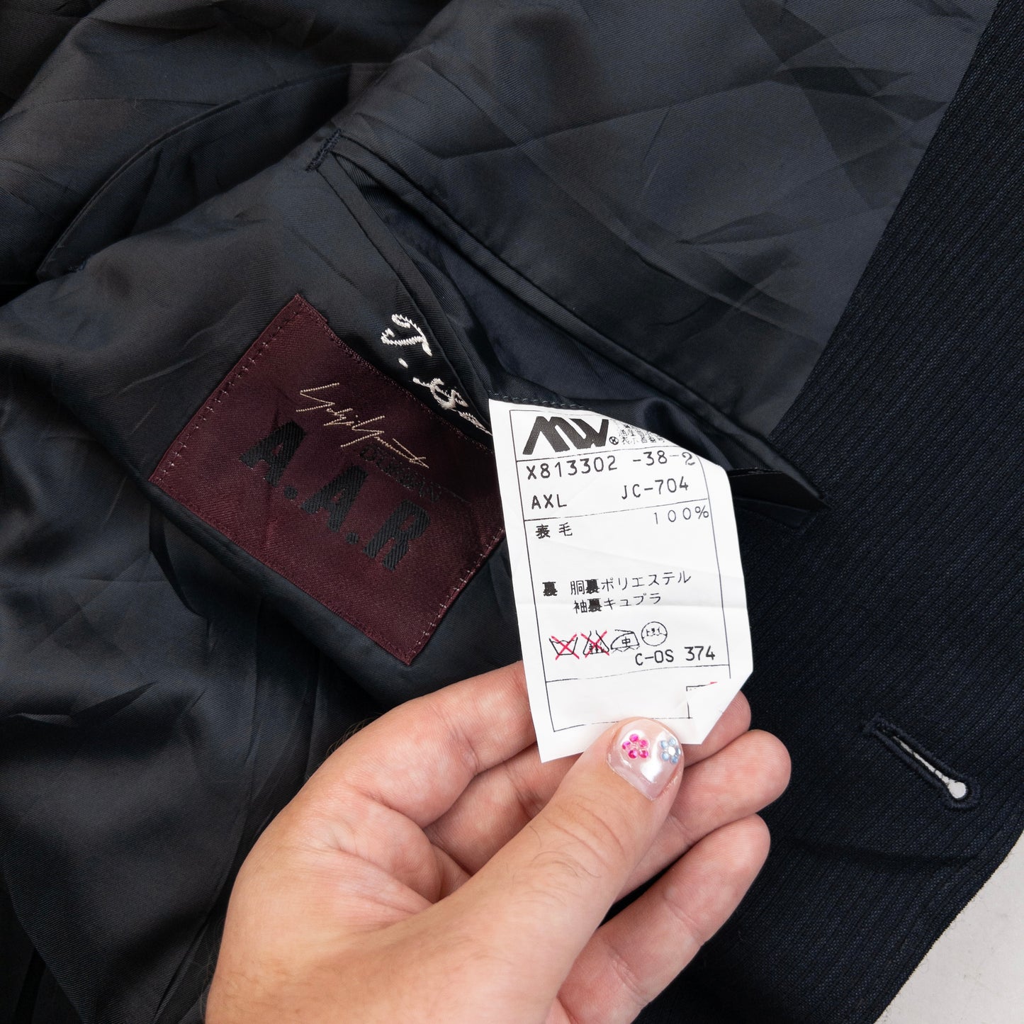 Vintage 90s Yohji Yamamoto D'Urban A.A.R Blazer Jacket Size L