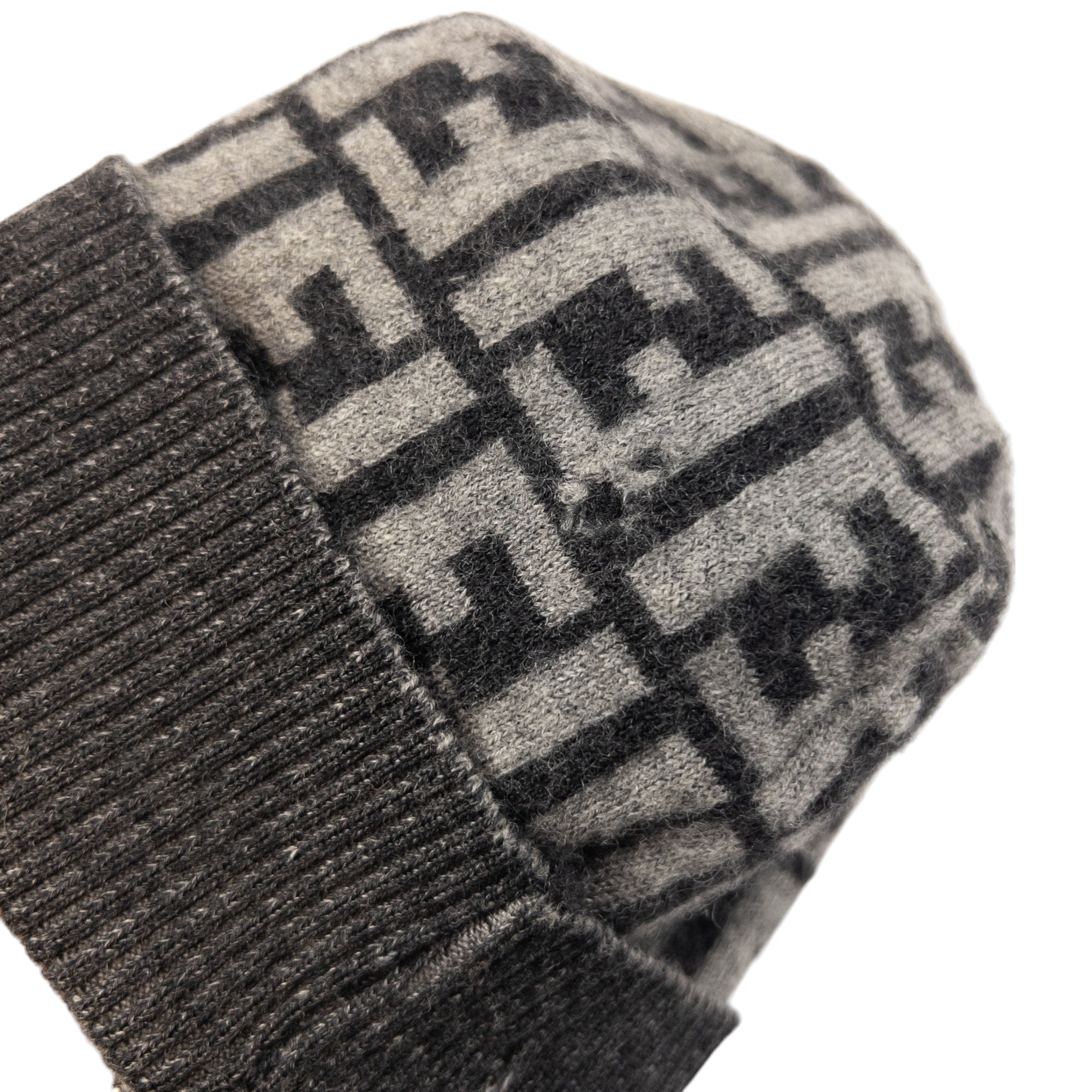 Vintage Fendi Monogram Wool Beanie