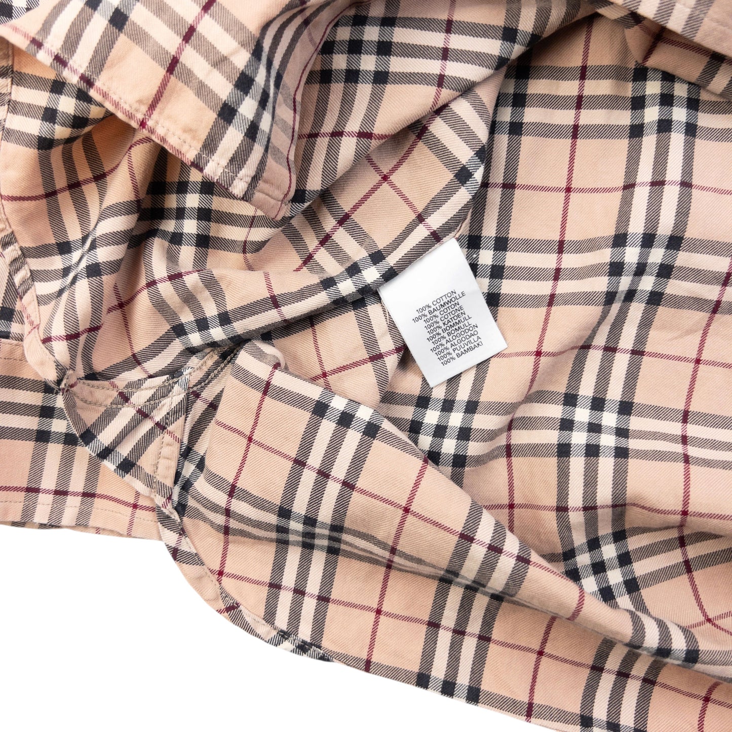 Vintage 2000s Burberry Nova Check Long Sleeve Button Up Shirt Size S
