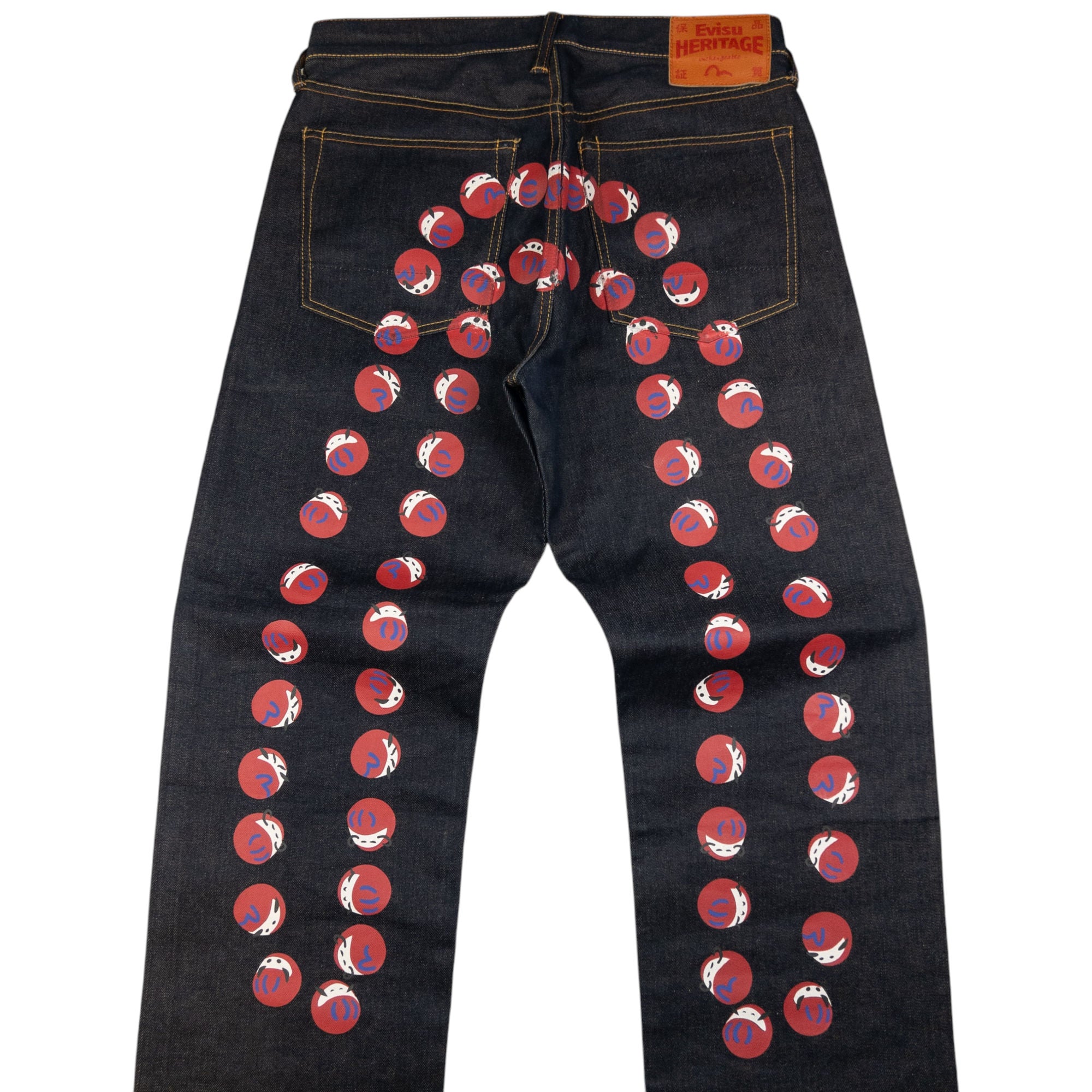 Vintage Evisu Dot Daicock Japanese Denim Jeans Size W32