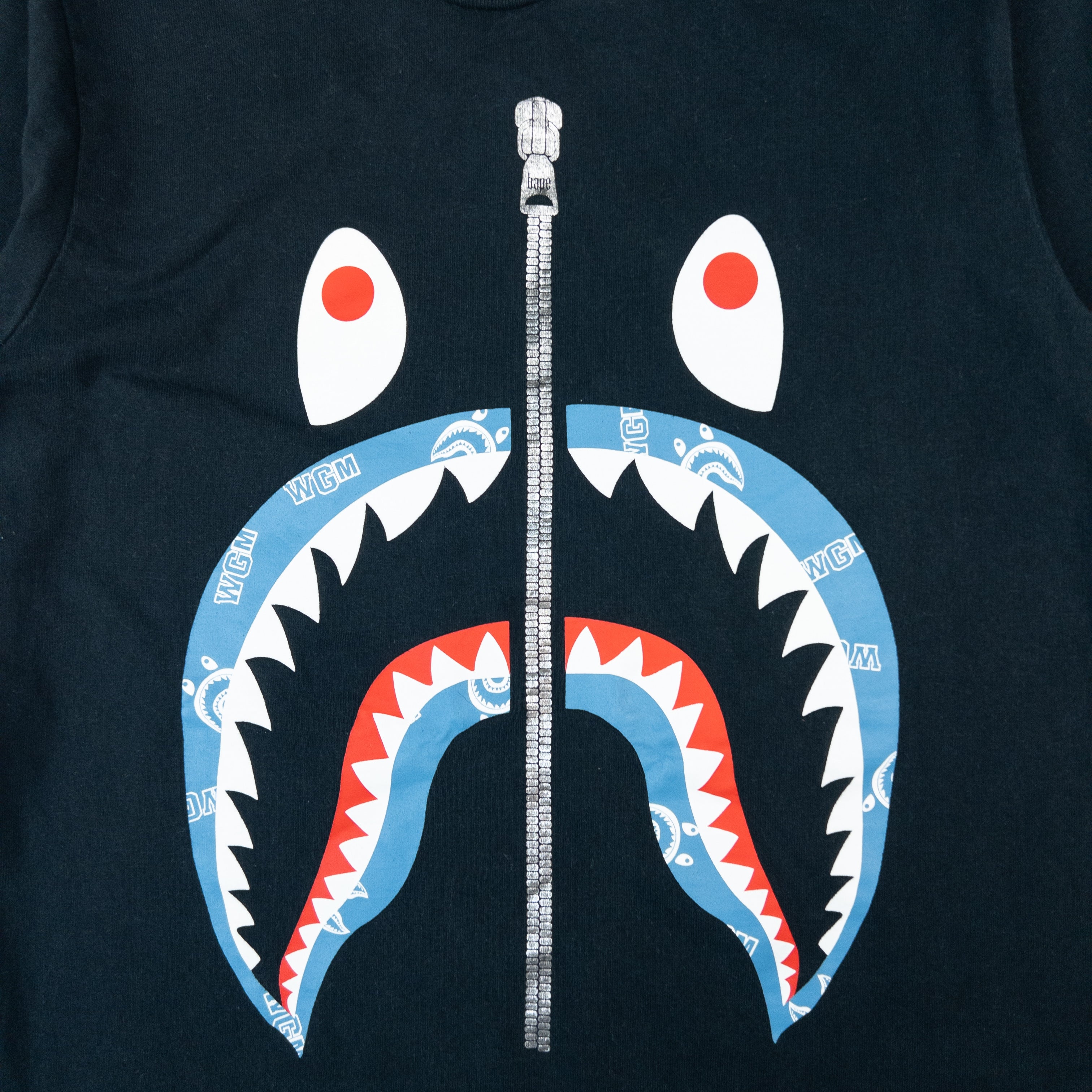 Vintage BAPE Shark Graphic T Shirt Womens Size XS