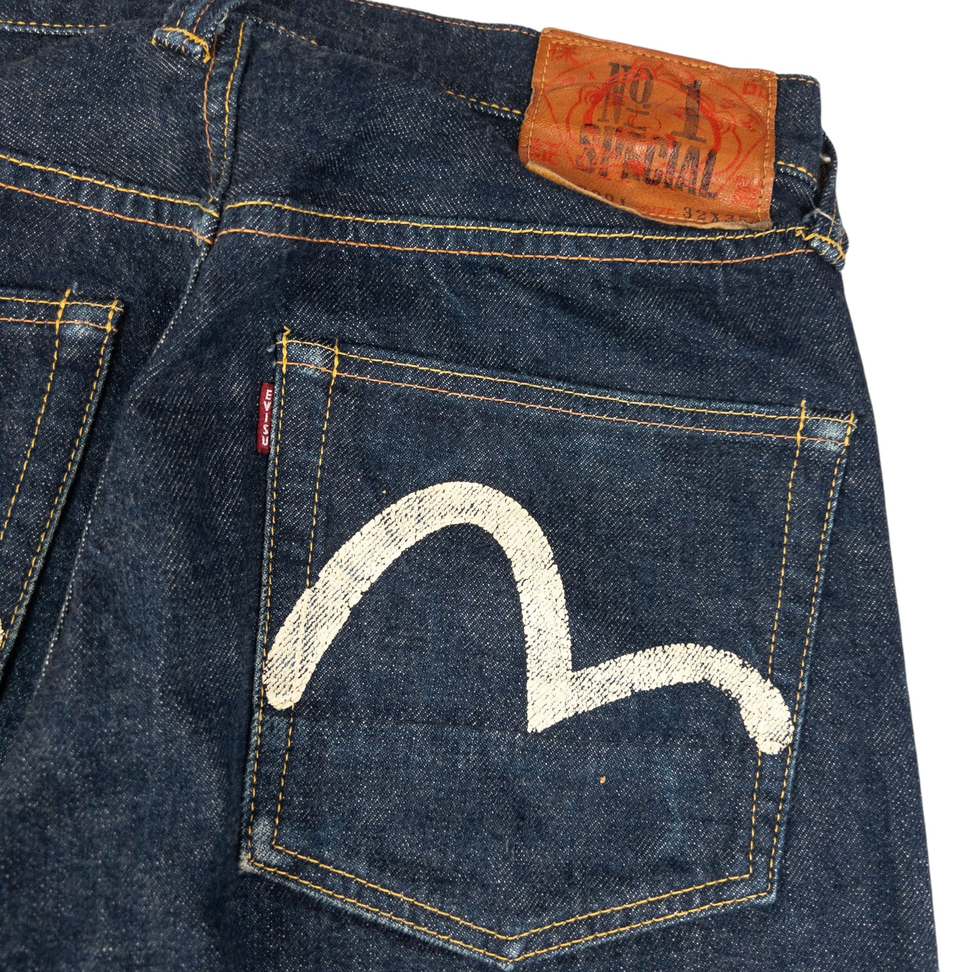 Vintage Evisu Double Gull Japanese Denim Jeans Size W28
