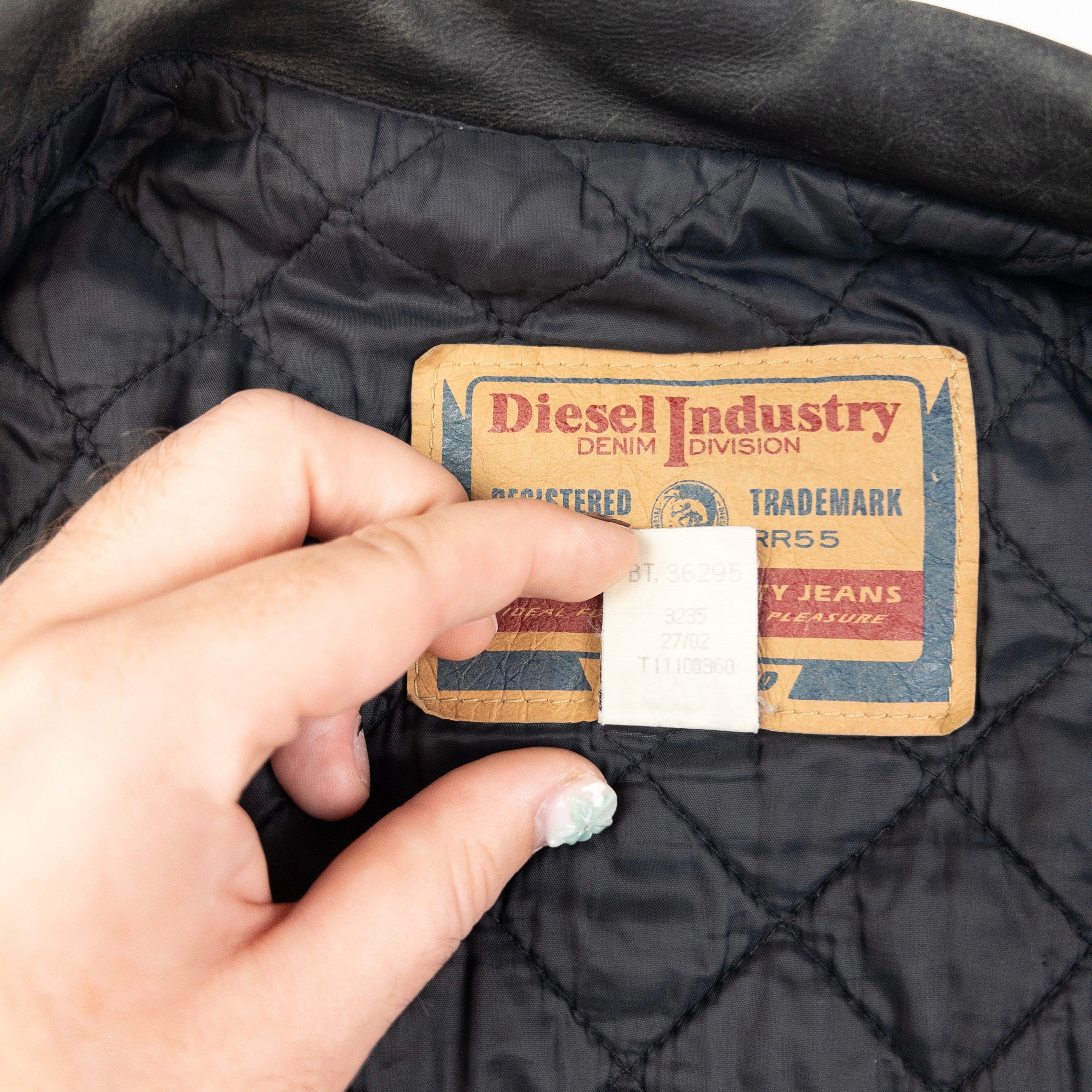 Vintage Diesel Industry Button Up Denim Jacket Size XL