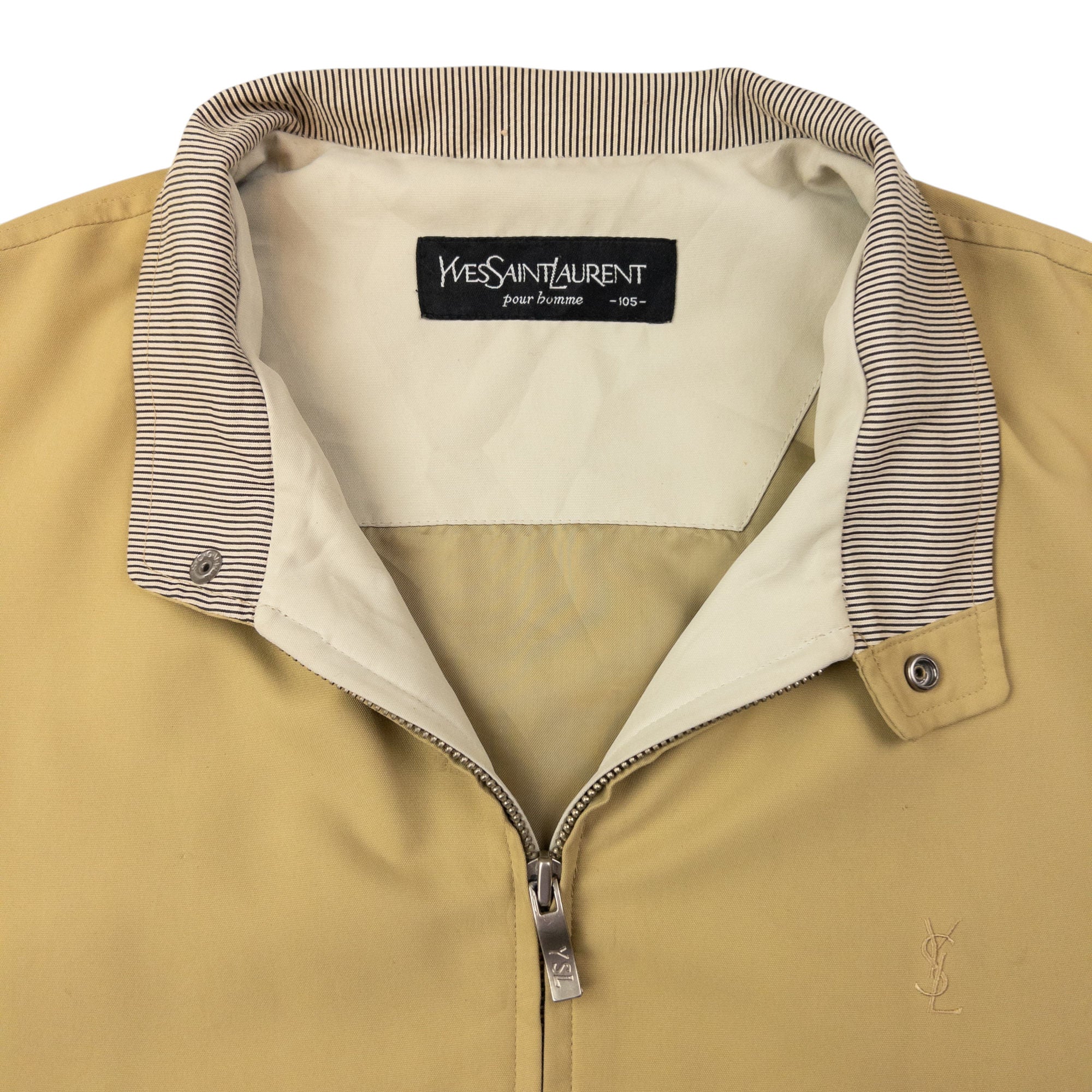 Vintage YSL Yves Saint Laurent Harrington Jacket Size L