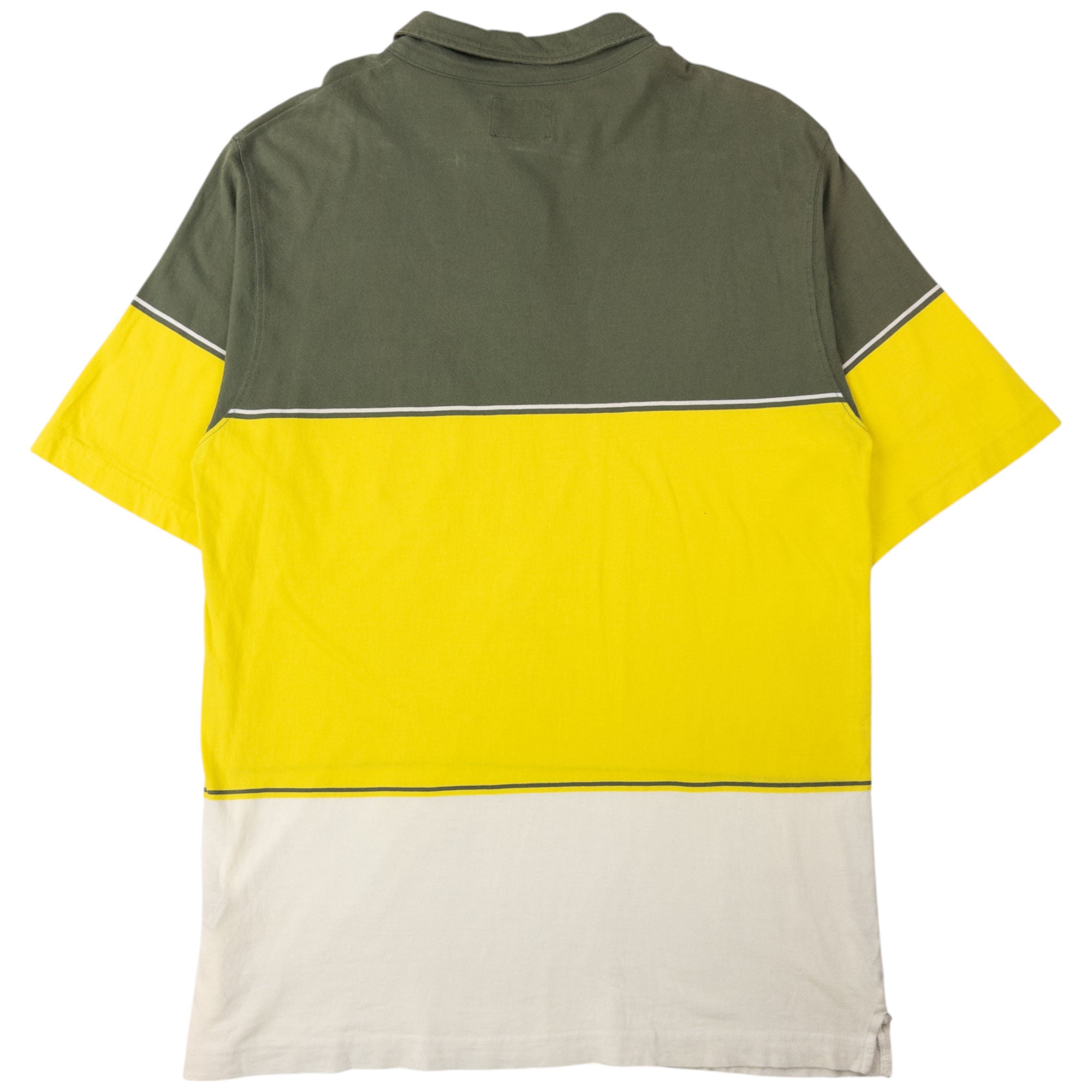 Vintage Stussy Colour Block Polo Shirt Size L