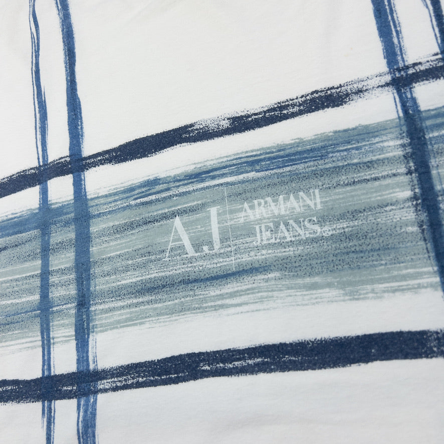 Vintage Armani Jeans Long Sleeve T Shirt Size M