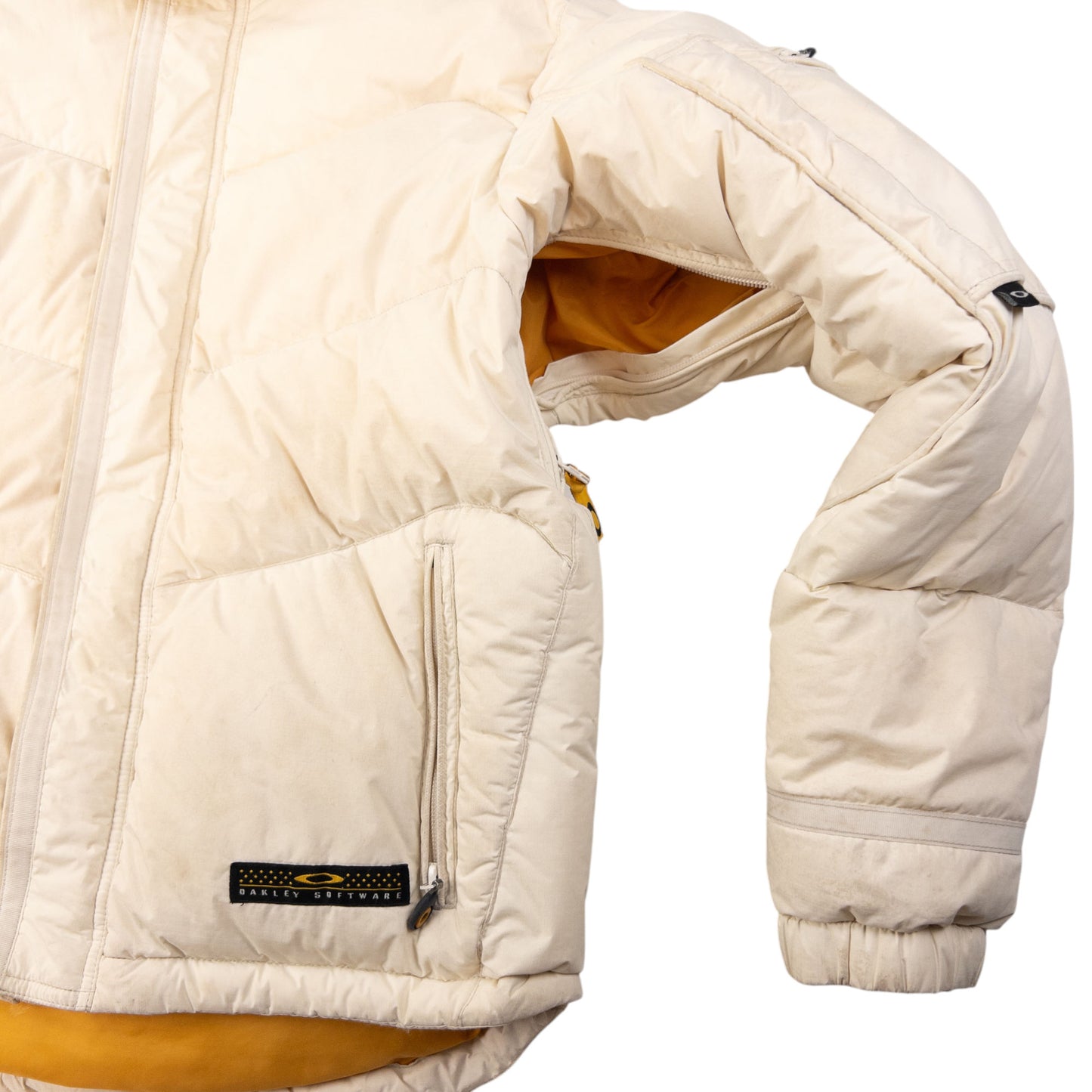 Vintage Oakley Zip Up Puffer Snowboarding Jacket Womens Size S