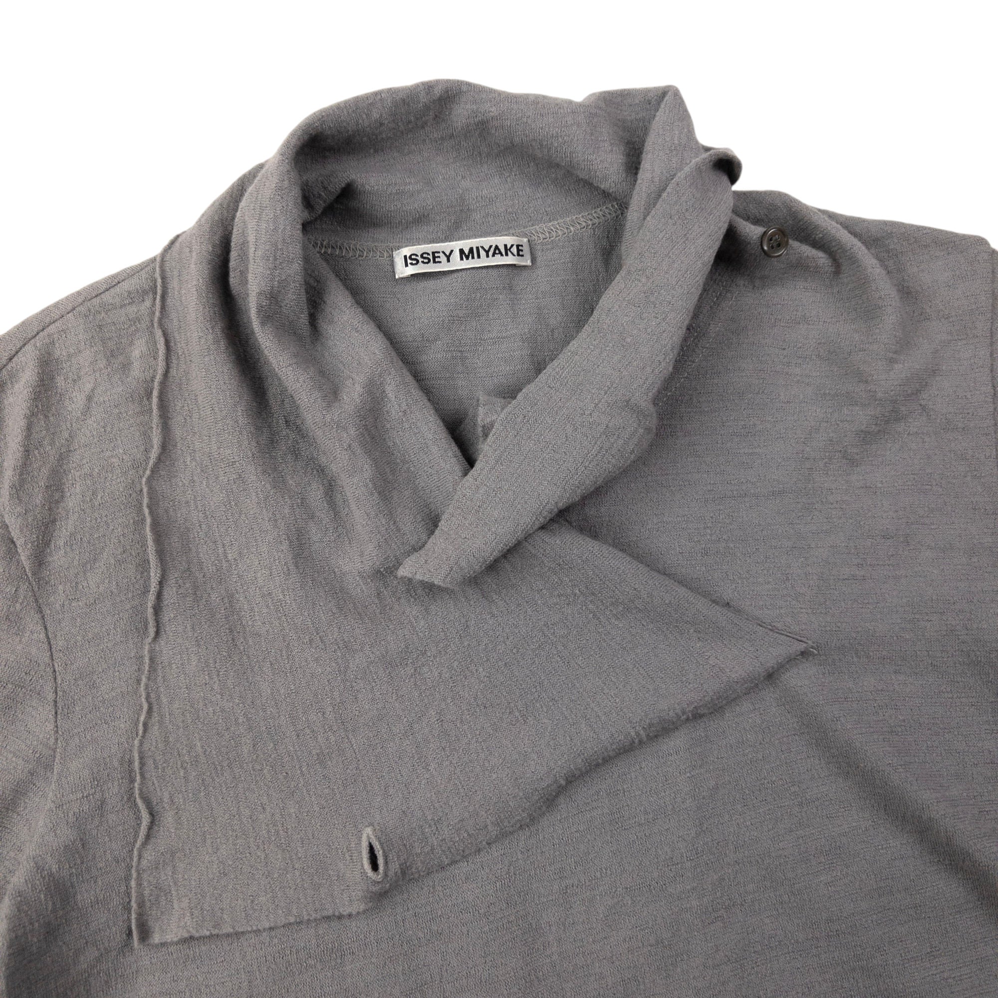 Vintage Issey Miyake Drape Collar Jumper Womens Size S
