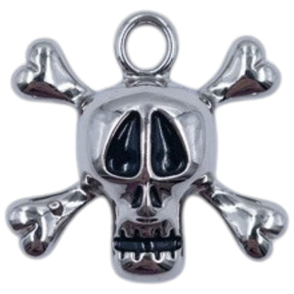 Vintage Stussy World Tribe Skull & Crossbones Jewellery Charm