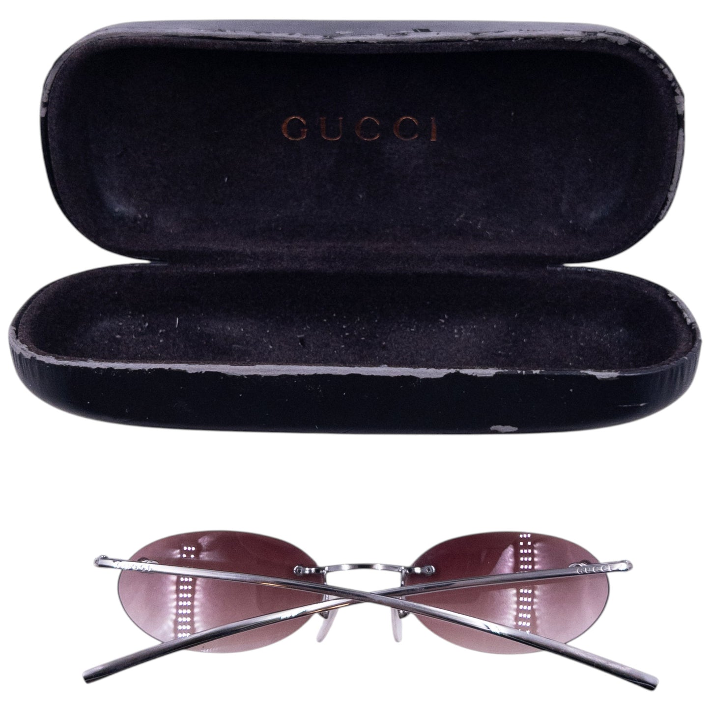 Vintage 2000s Gucci By Tom Ford Rimless Sunglasses