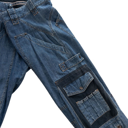 Vintage Archive Dolce and Gabbana Multi Pocket Cargo Jeans Size W32