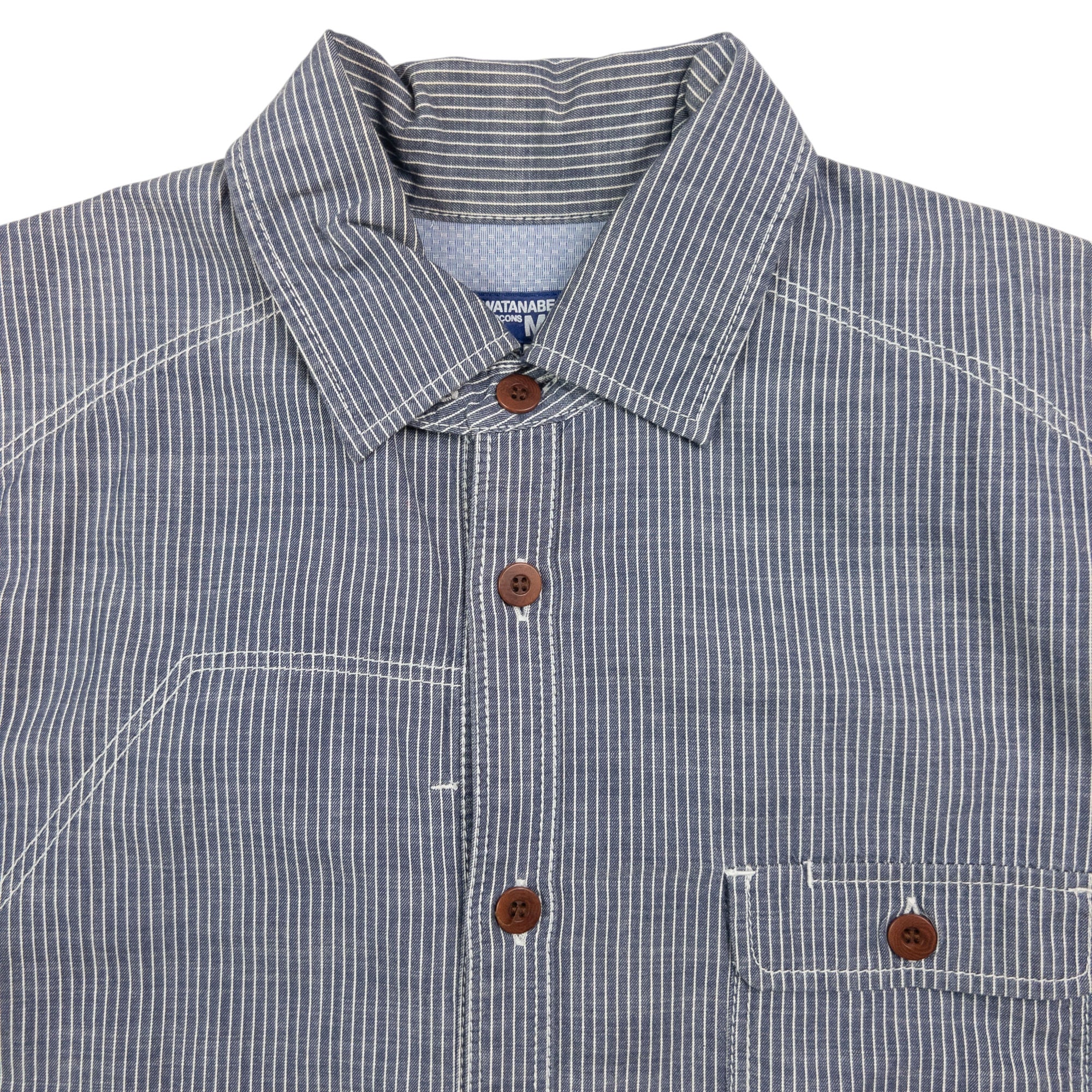 Vintage Junya Watanabe X Comme Des Garçons MAN Long Sleeve Button Up Shirt Size XS