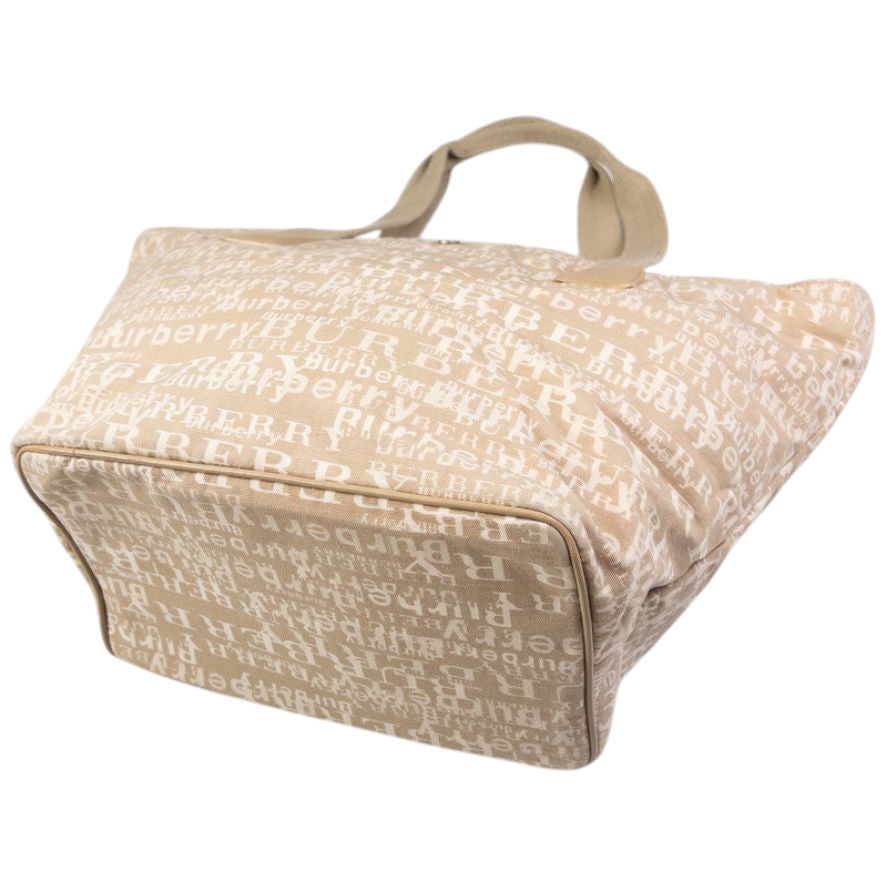 Vintage Burberry Monogram Shoulder Bag