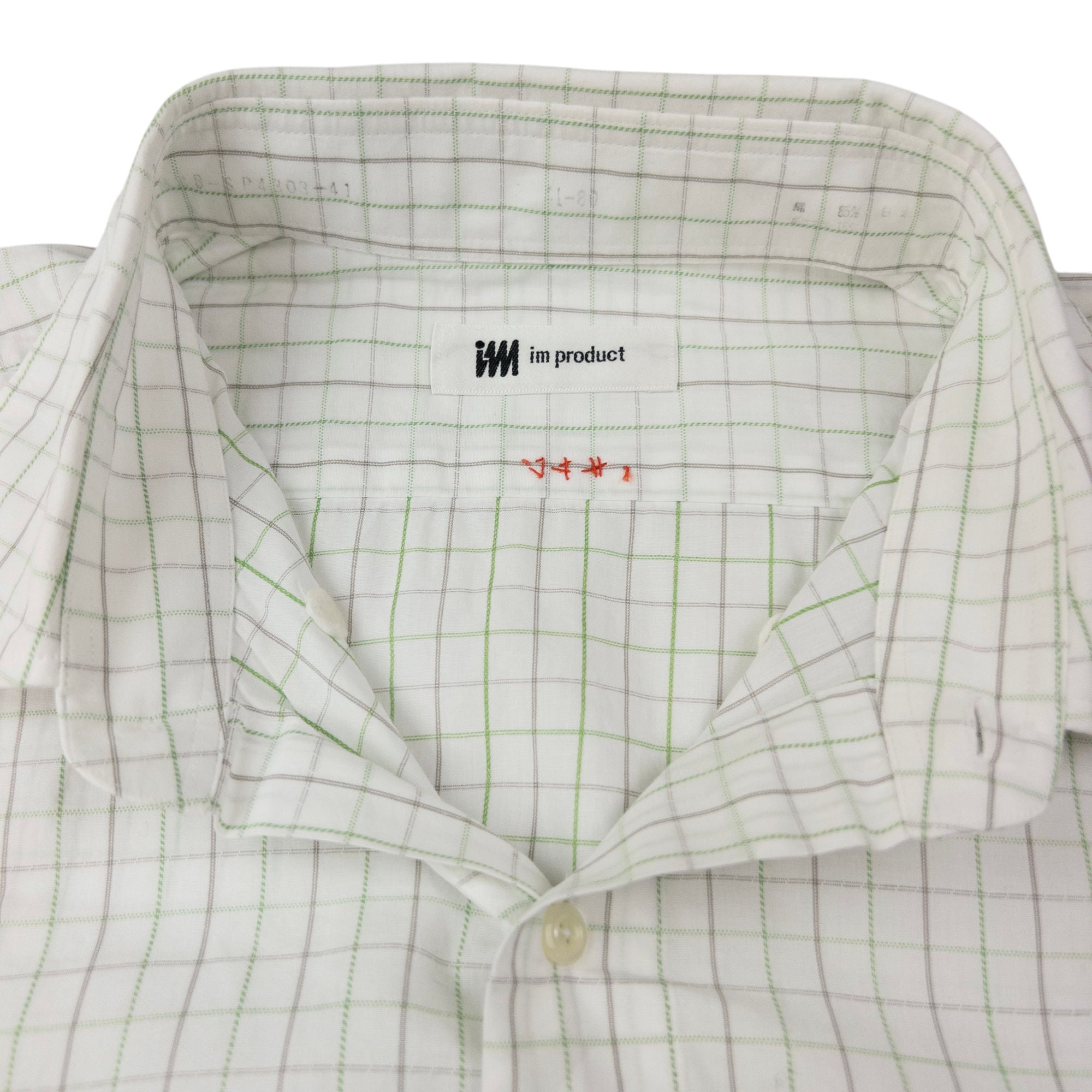 Vintage Issey Miyake Checkered Long Sleeve Button Up Shirt Size M