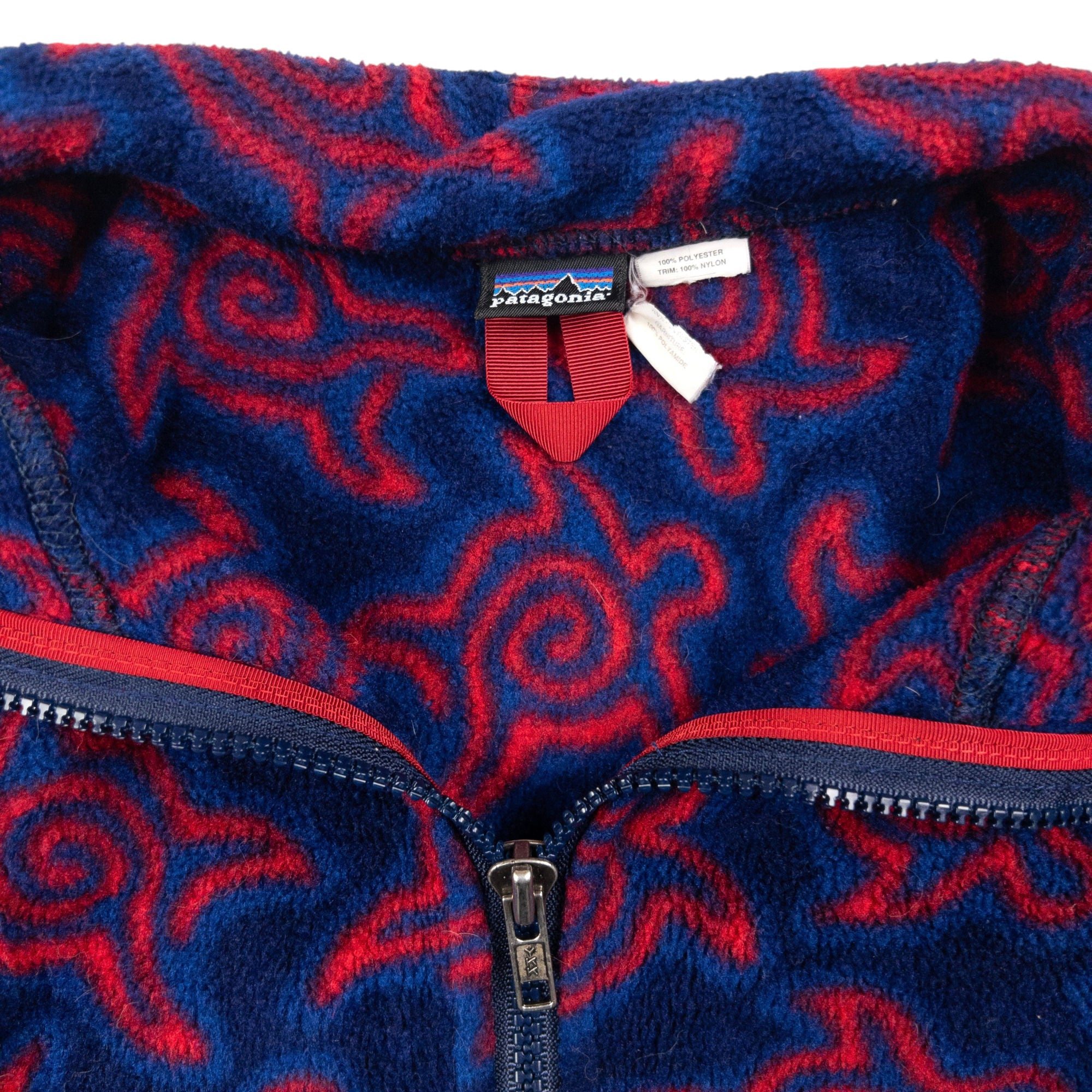 Vintage Patagonia Turtle Print Half Zip Fleece Sweatshirt Size S